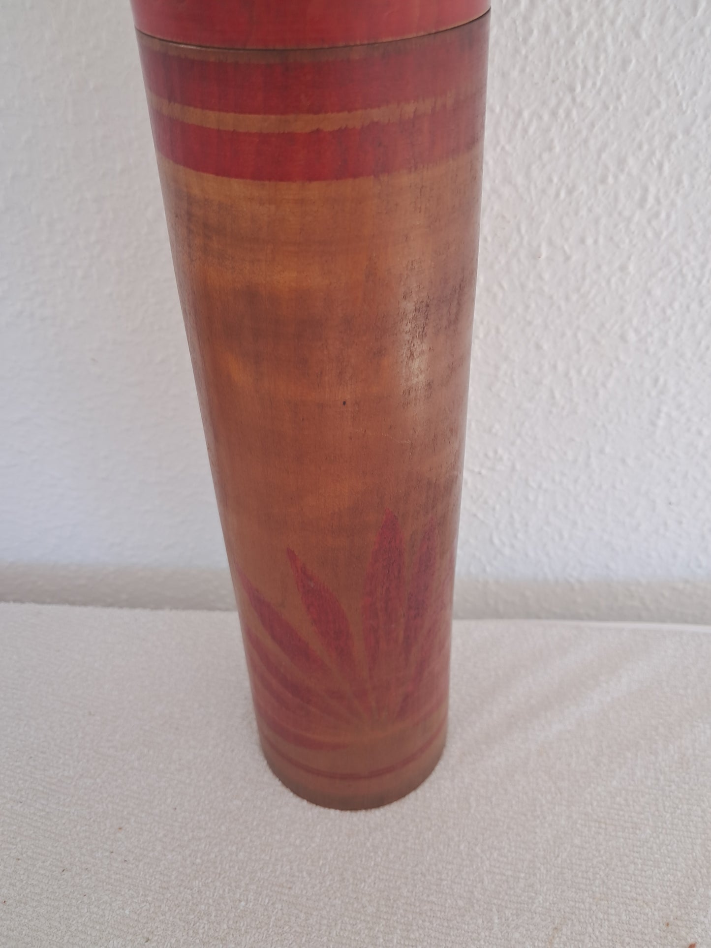 Xxl Yajiro kokeshi with Rattle! 62cm!