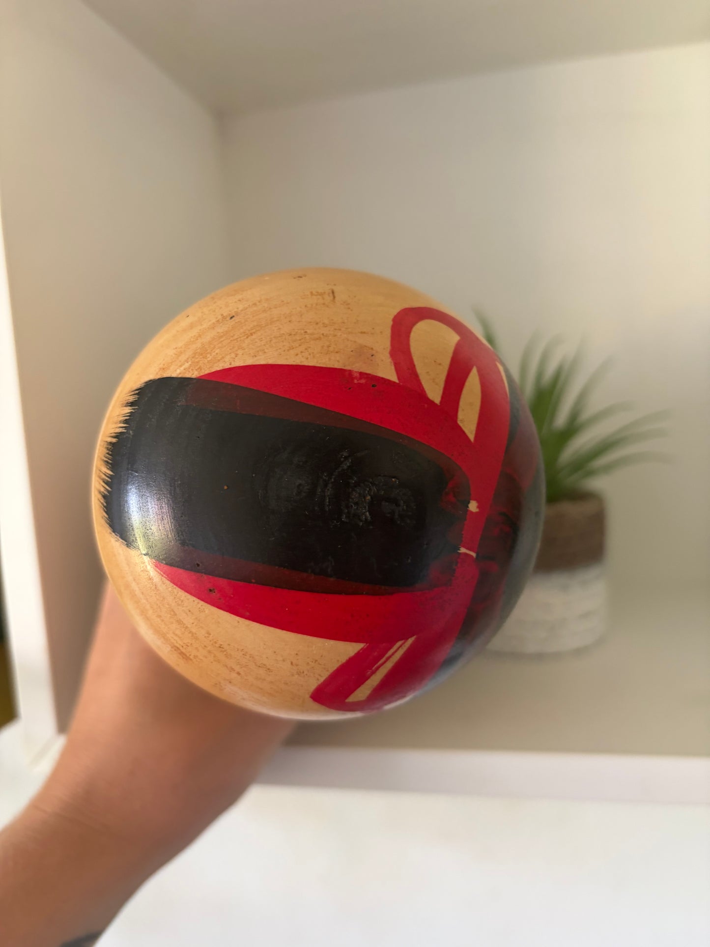 Vintage Sosaku kokeshi by Sato Kouson