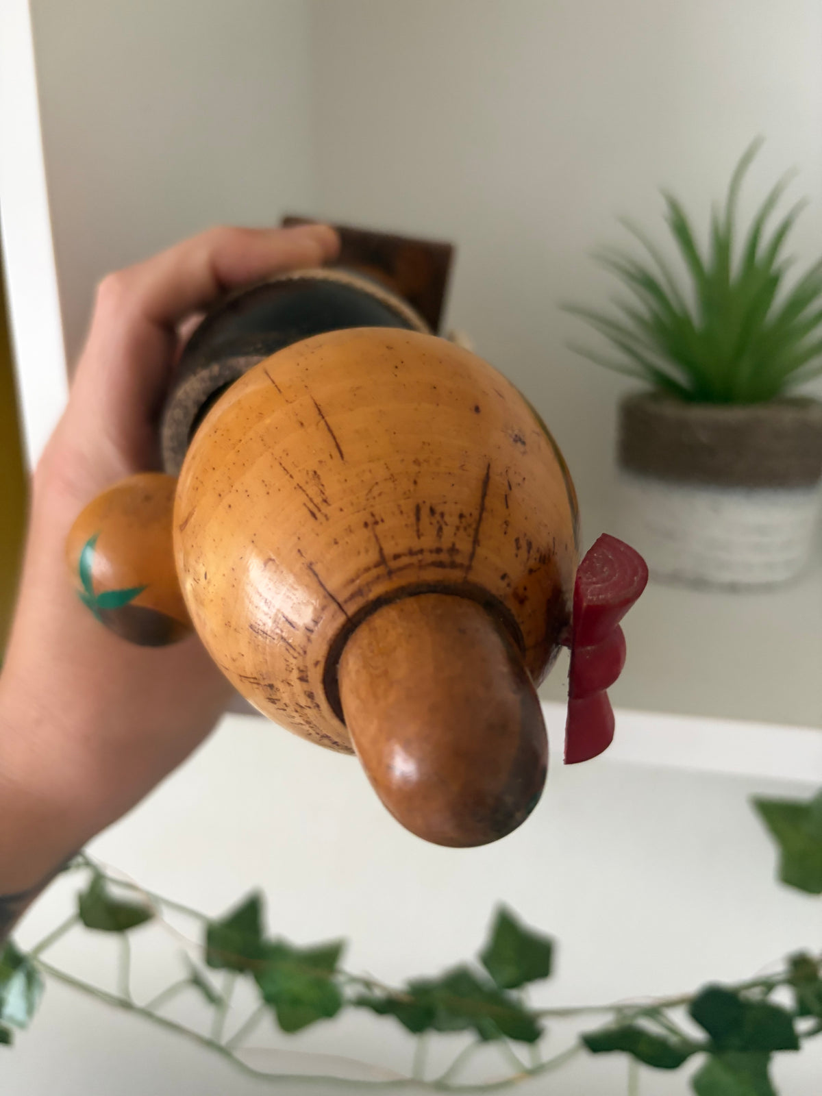 Vintage Sosaku kokeshi by Isamu Yamakawa - Mother and child