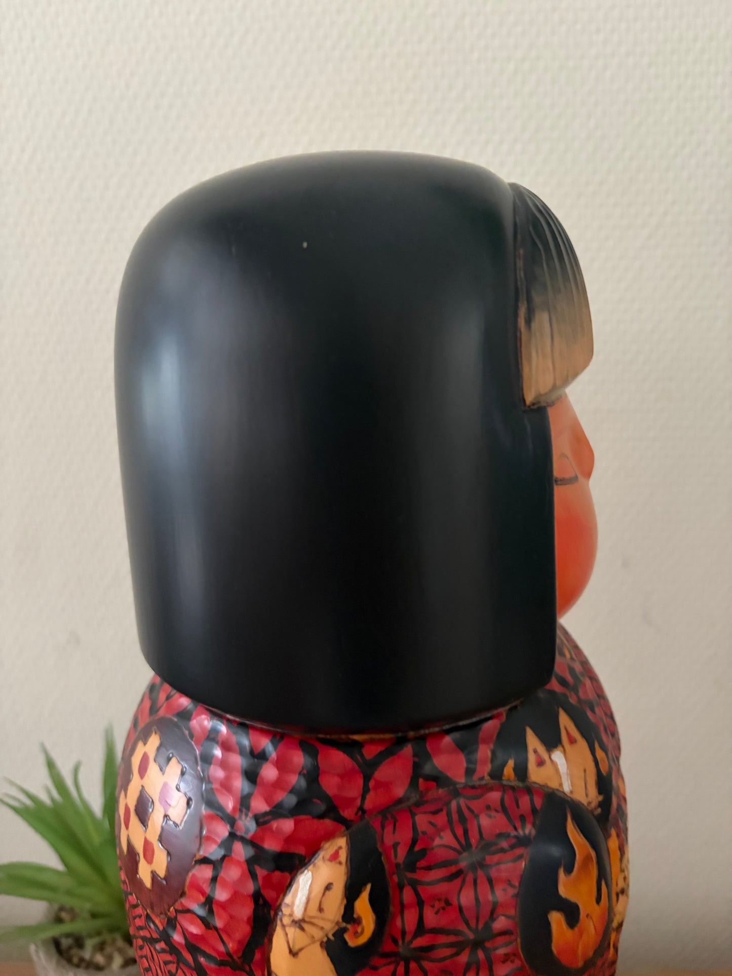 Exclusive vintage Sosaku kokeshi by Kato Tatsuo (1940-) - 39cm