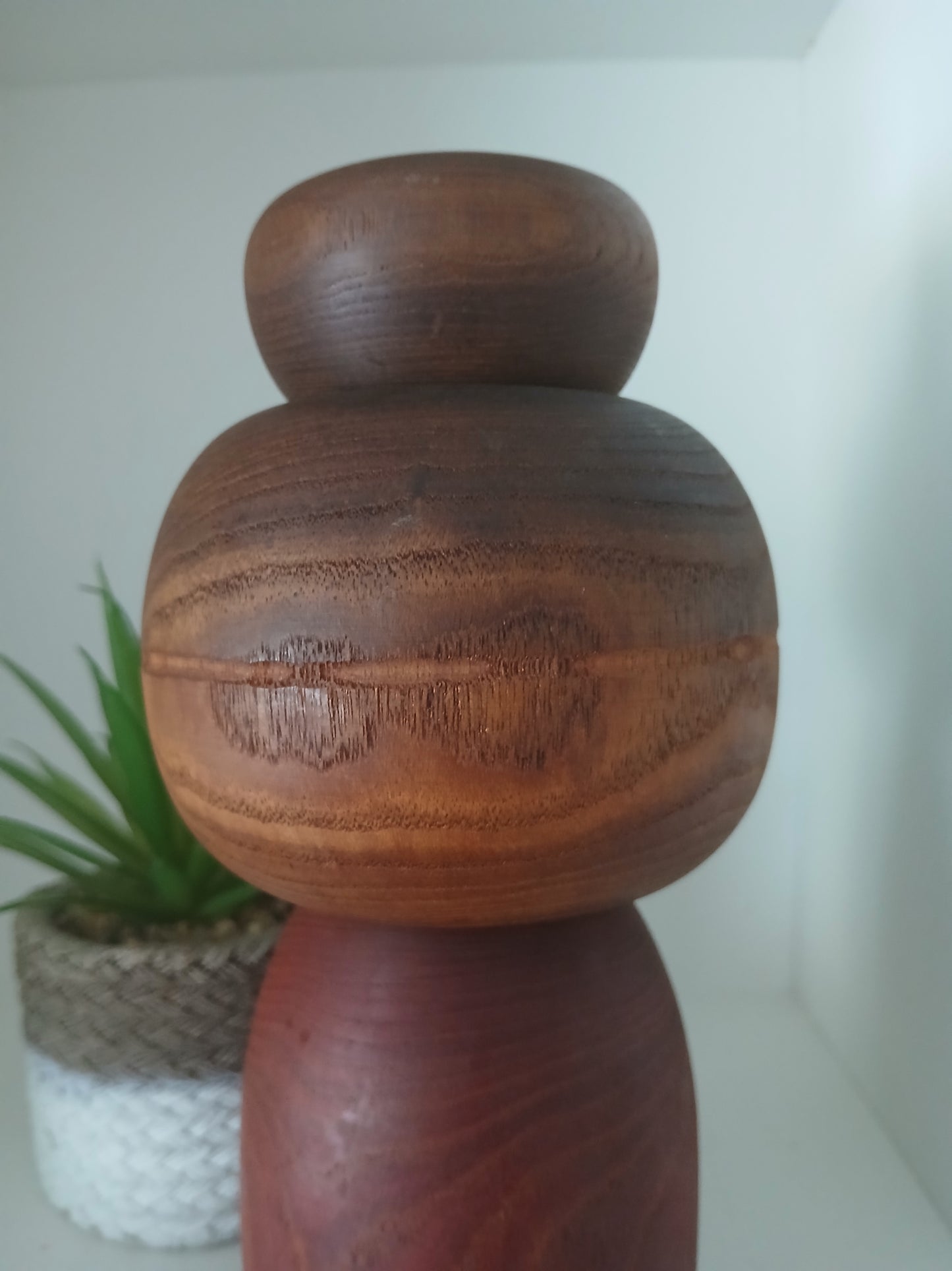 Rare vintage Sosaku kokeshi mad by Sanpei Yamanaka (1926-2012)
