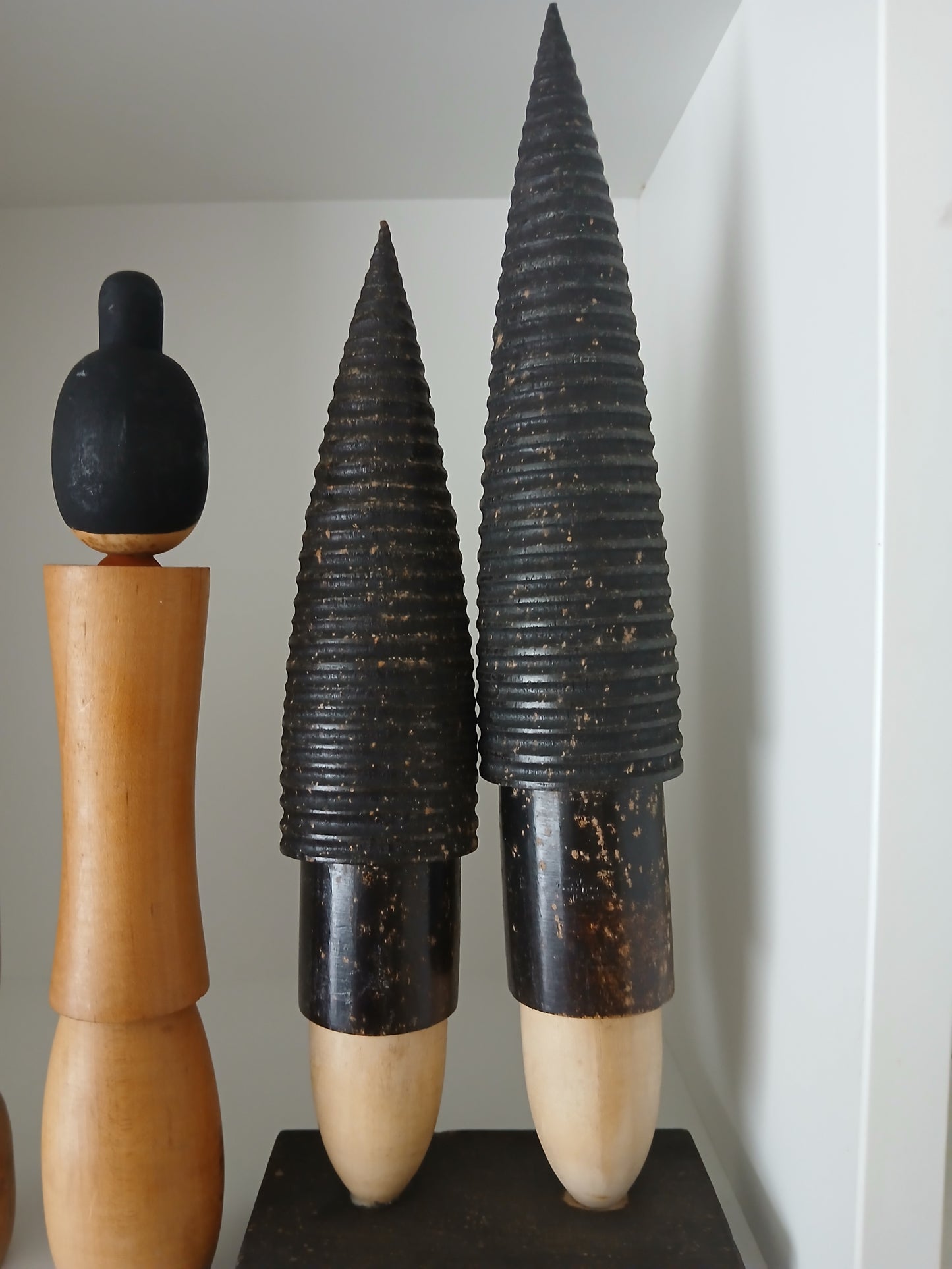 Set of 4 kokeshi by Shozan shido (1932-1995)