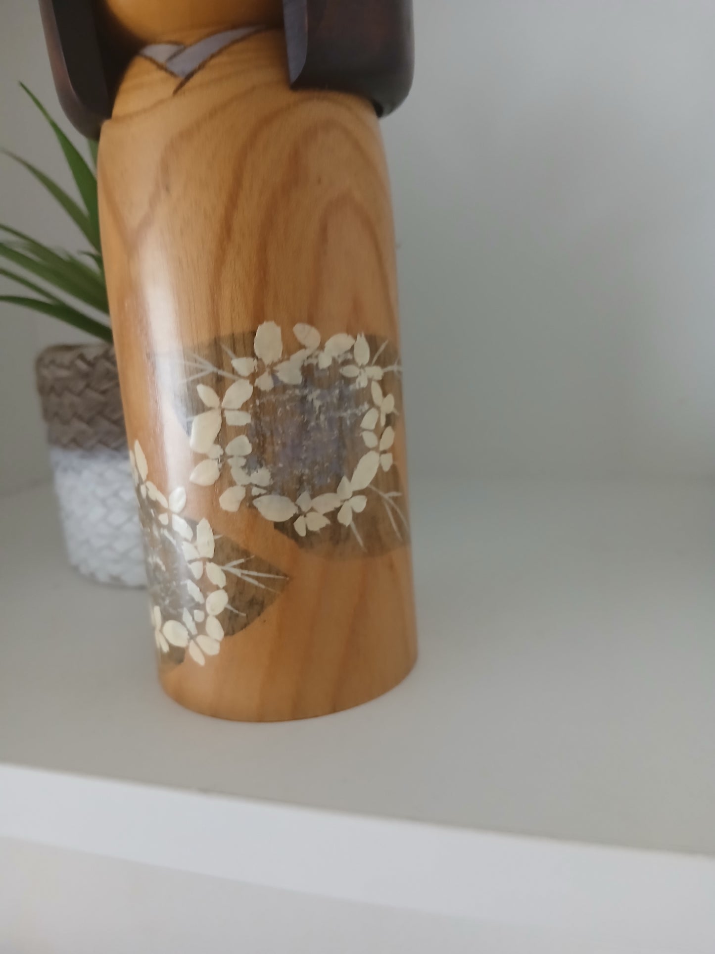 Vintage Gumma kokeshi by Usaburo