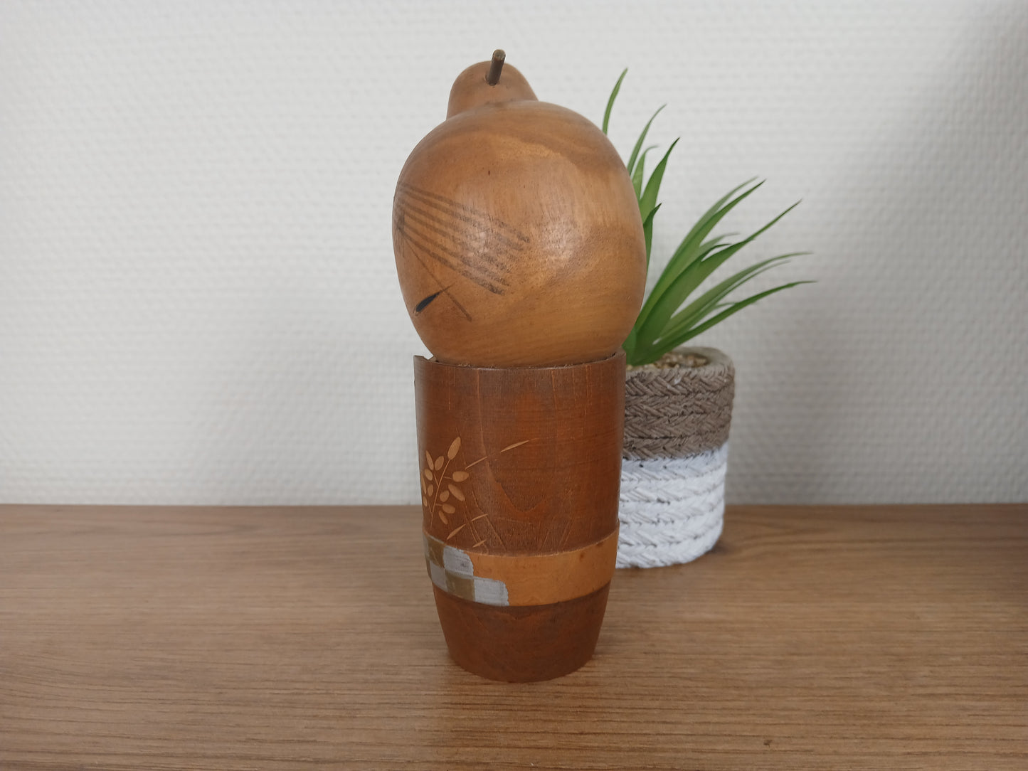 Vintage creative kokeshi by Sato Suigai (1920-)