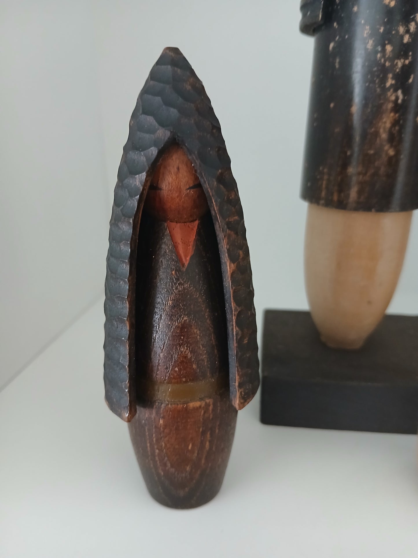 Set of 4 kokeshi by Shozan shido (1932-1995)
