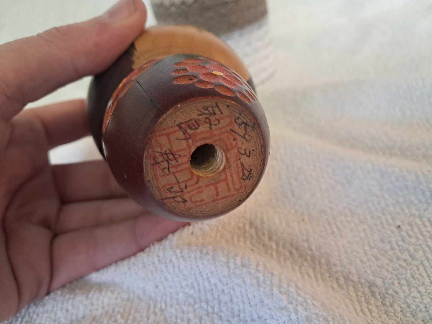 Cute Sosaku kokeshi by Chie Tamura