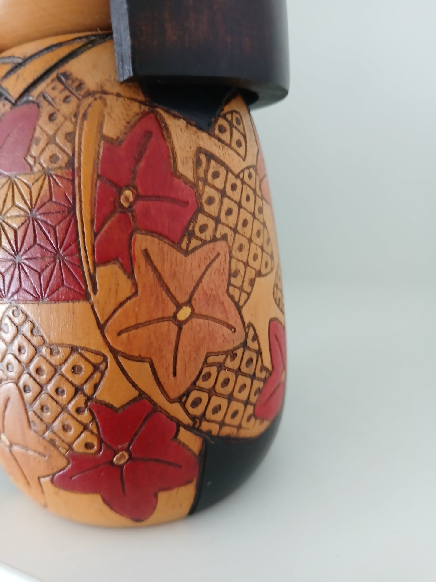 Rare Vintage Gumma Kokeshi By Kazuo Takamizawa (1927-)