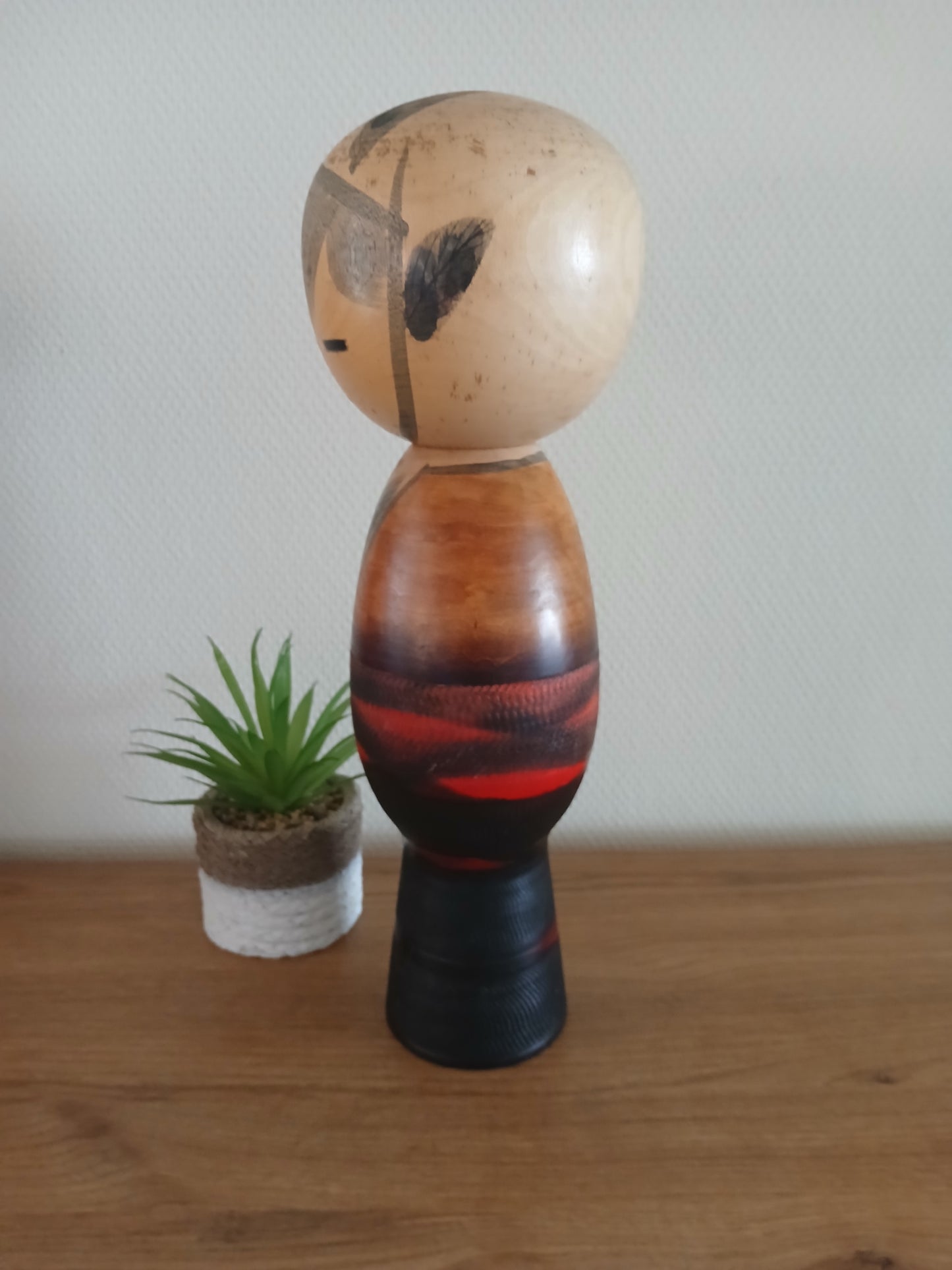 Vintage creative kokeshi by Masao Watanabe (1917-2007)