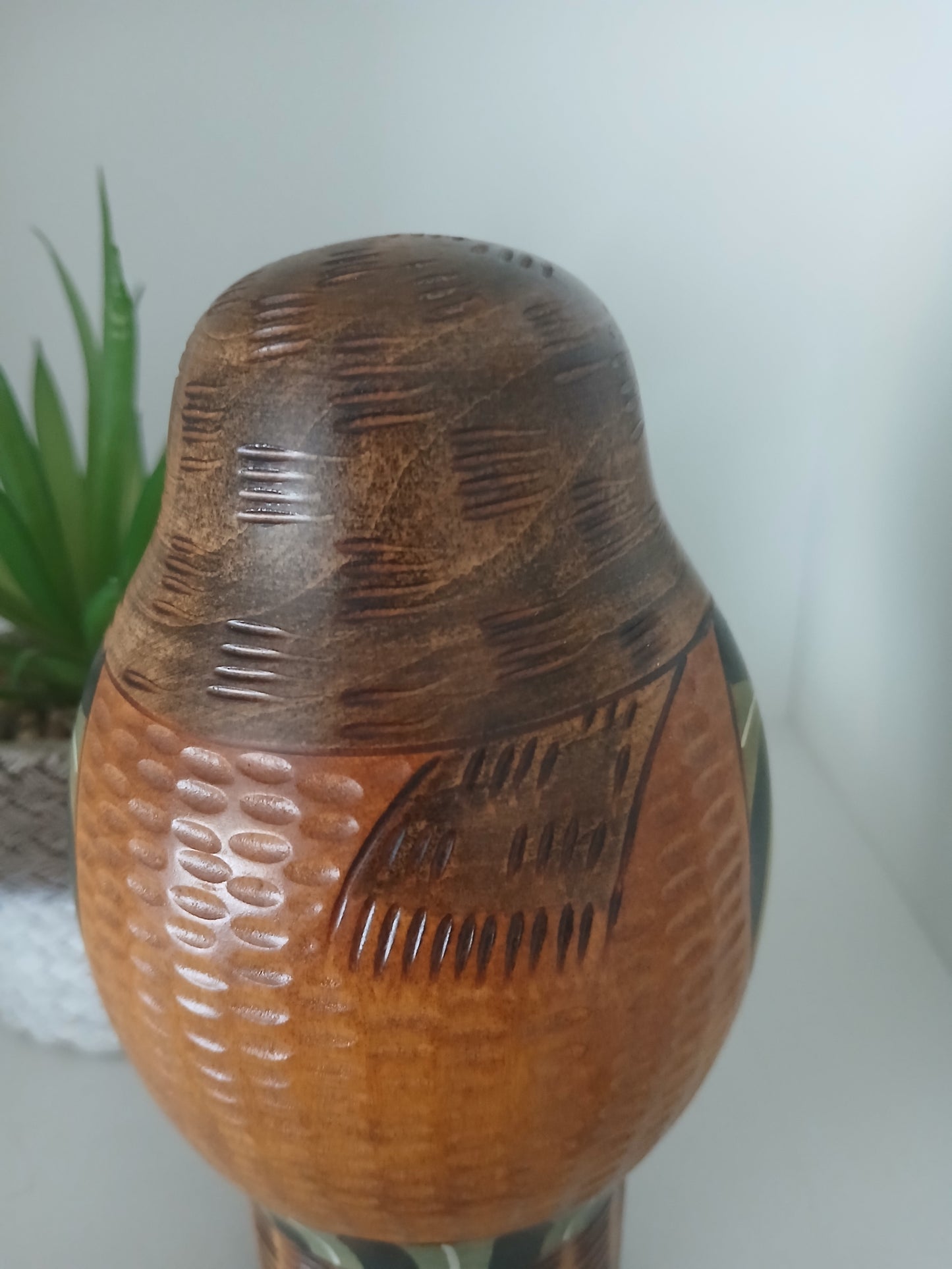 Vintage creative kokeshi by Usaburo