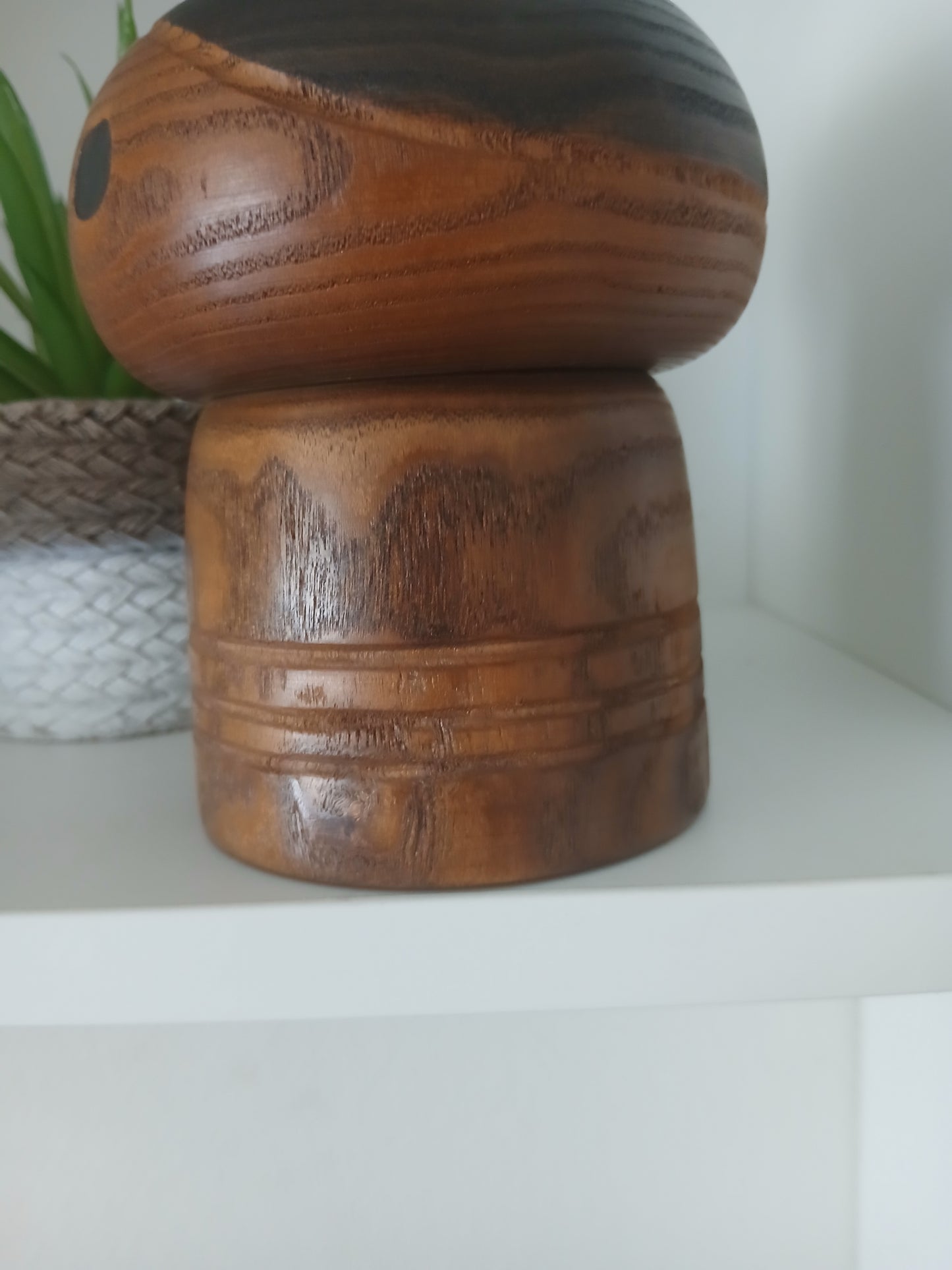 Rare vintage Sosaku kokeshi mad by Sanpei Yamanaka (1926-2012)
