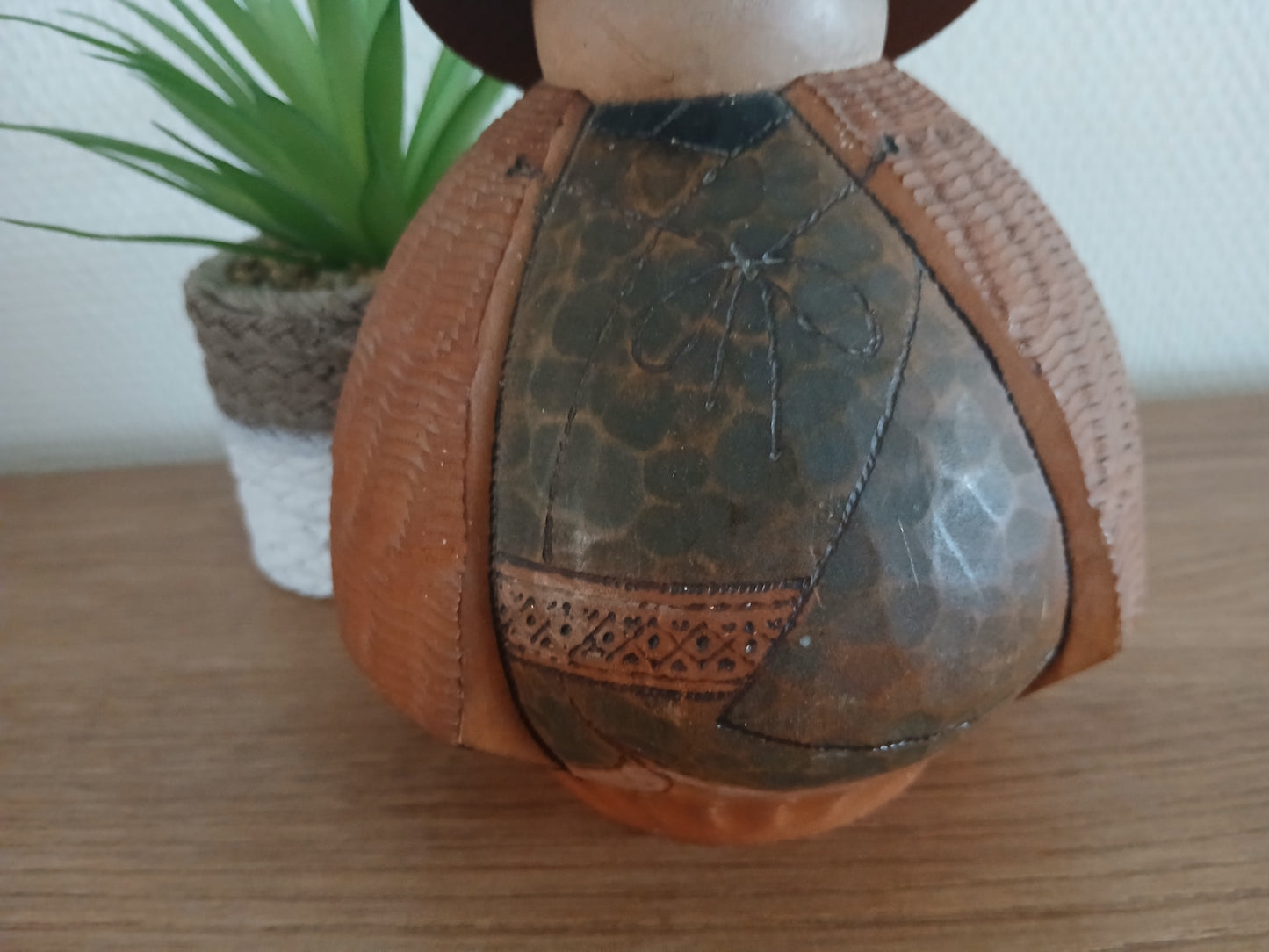 Vintage creative kokeshi by Sansaku Sekiguchi (1925-2018)