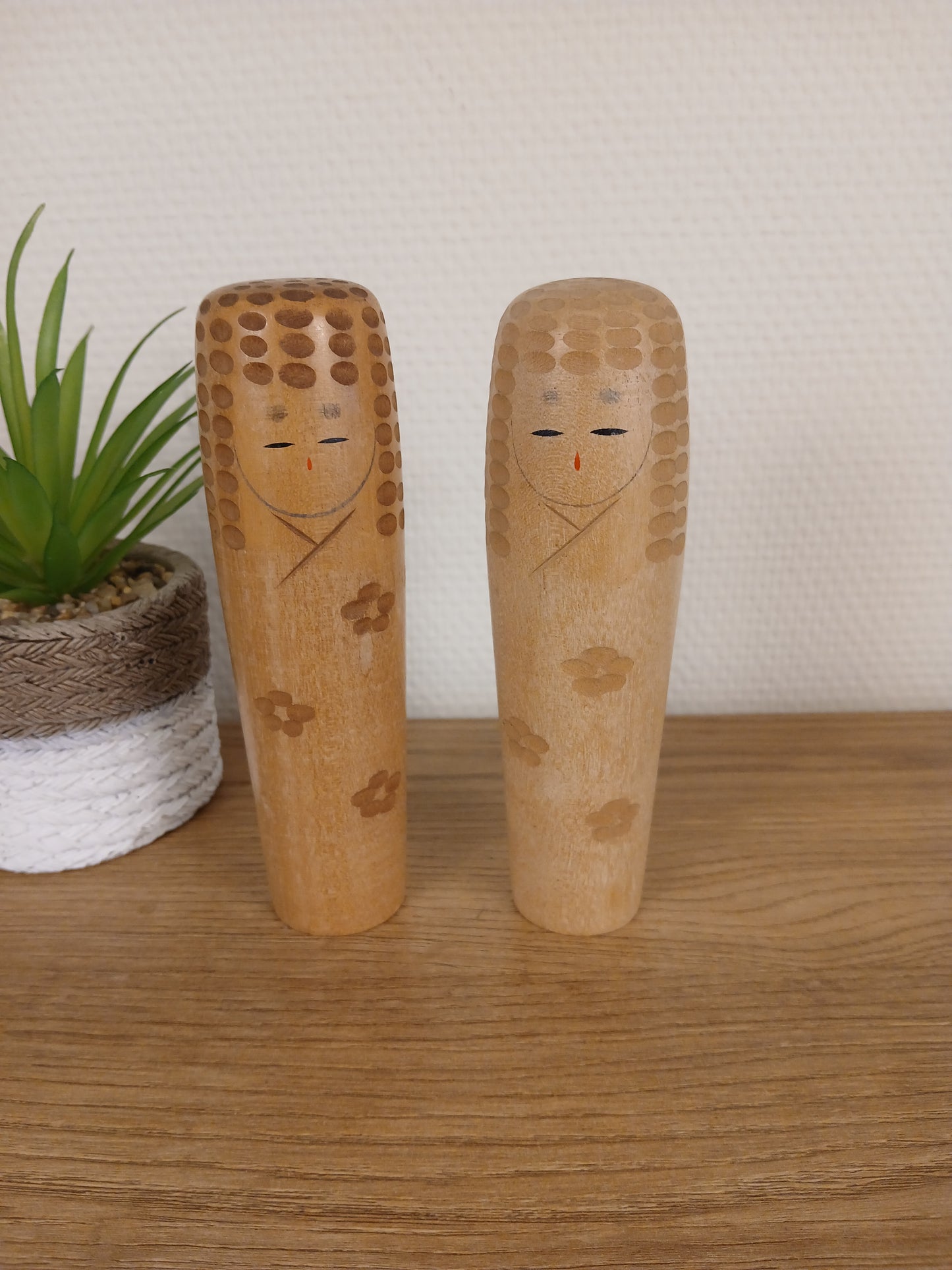 Vintage set creative kokeshi by Misui