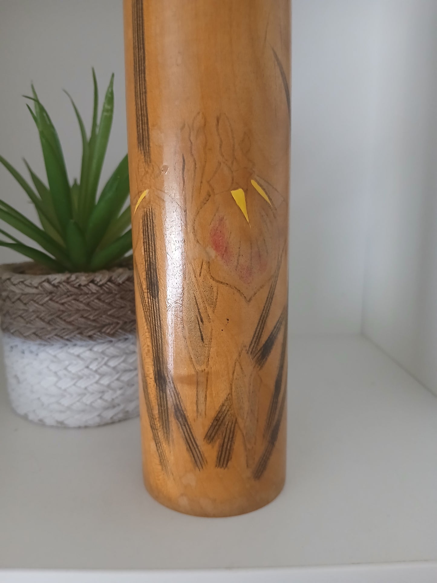 Rare kokeshi by Kato Hiroshi
