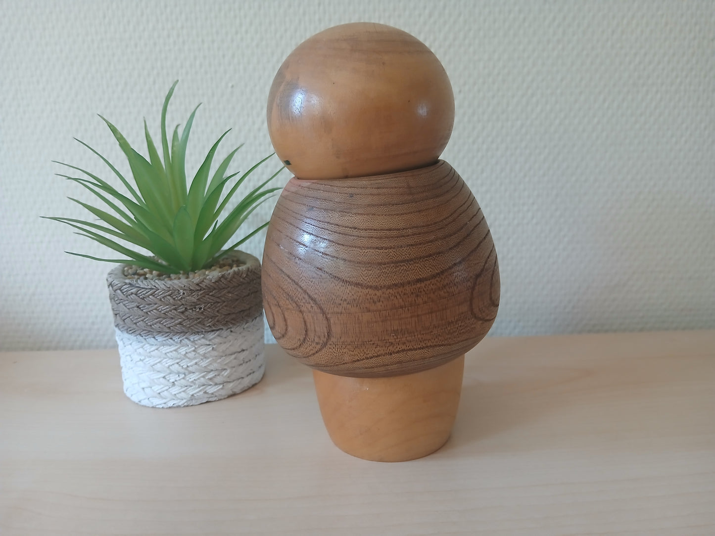 Vintage creative kokeshi by Masao Watanabe (1917-2007)