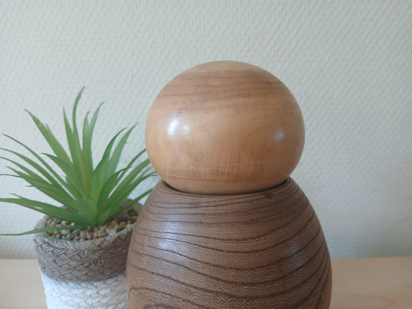 Vintage creative kokeshi by Masao Watanabe (1917-2007)