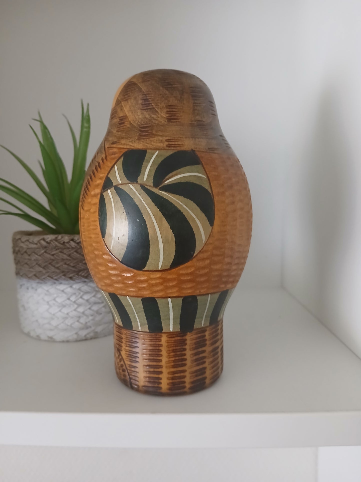 Vintage creative kokeshi by Usaburo