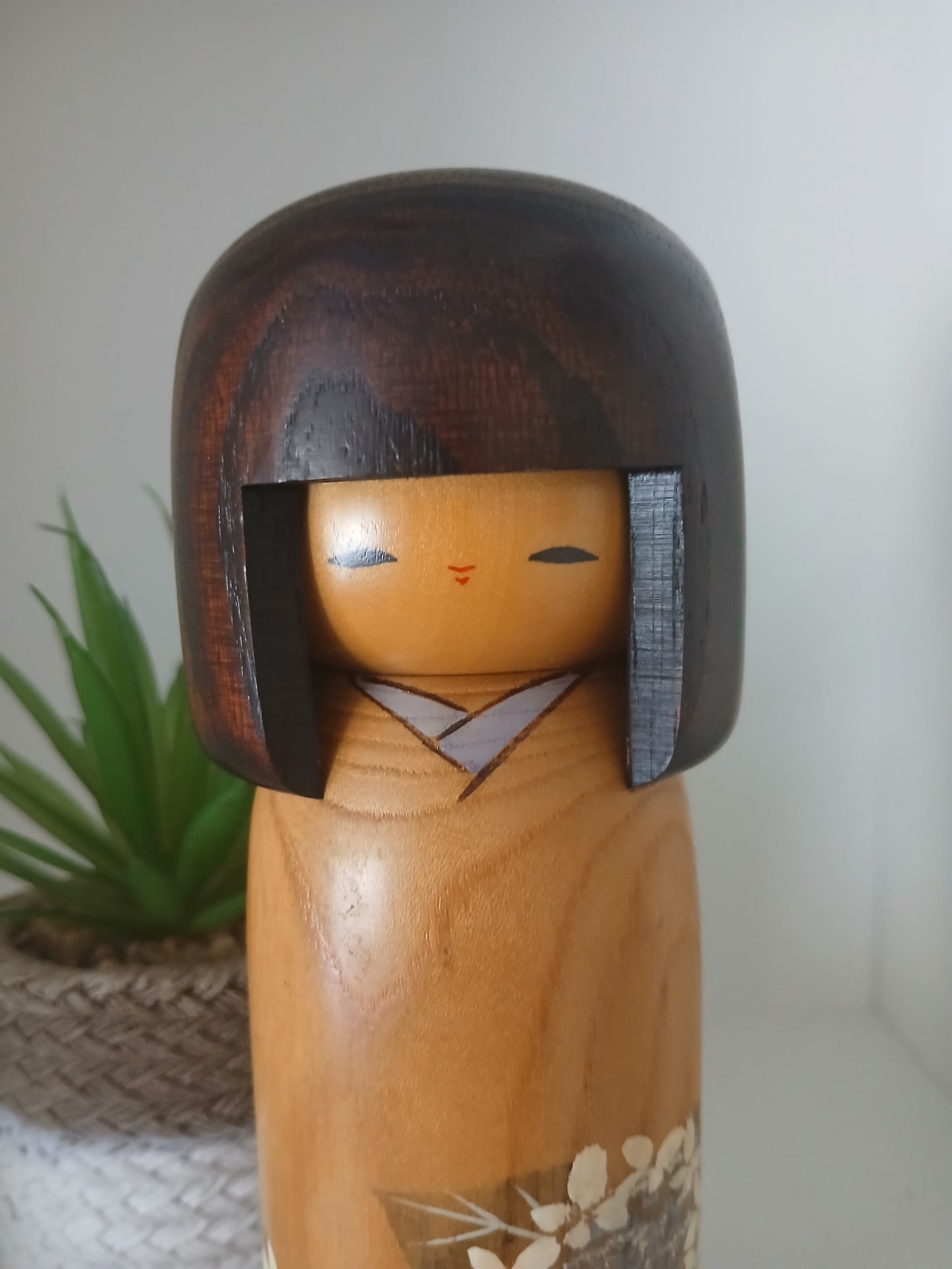 Vintage Gumma kokeshi by Usaburo