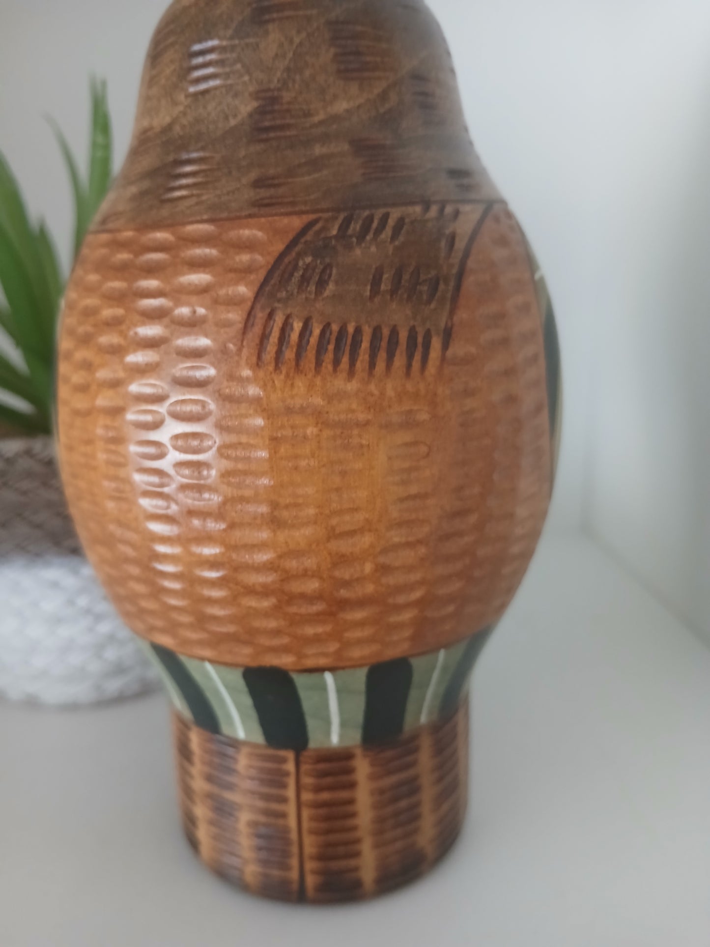 Vintage creative kokeshi by Usaburo