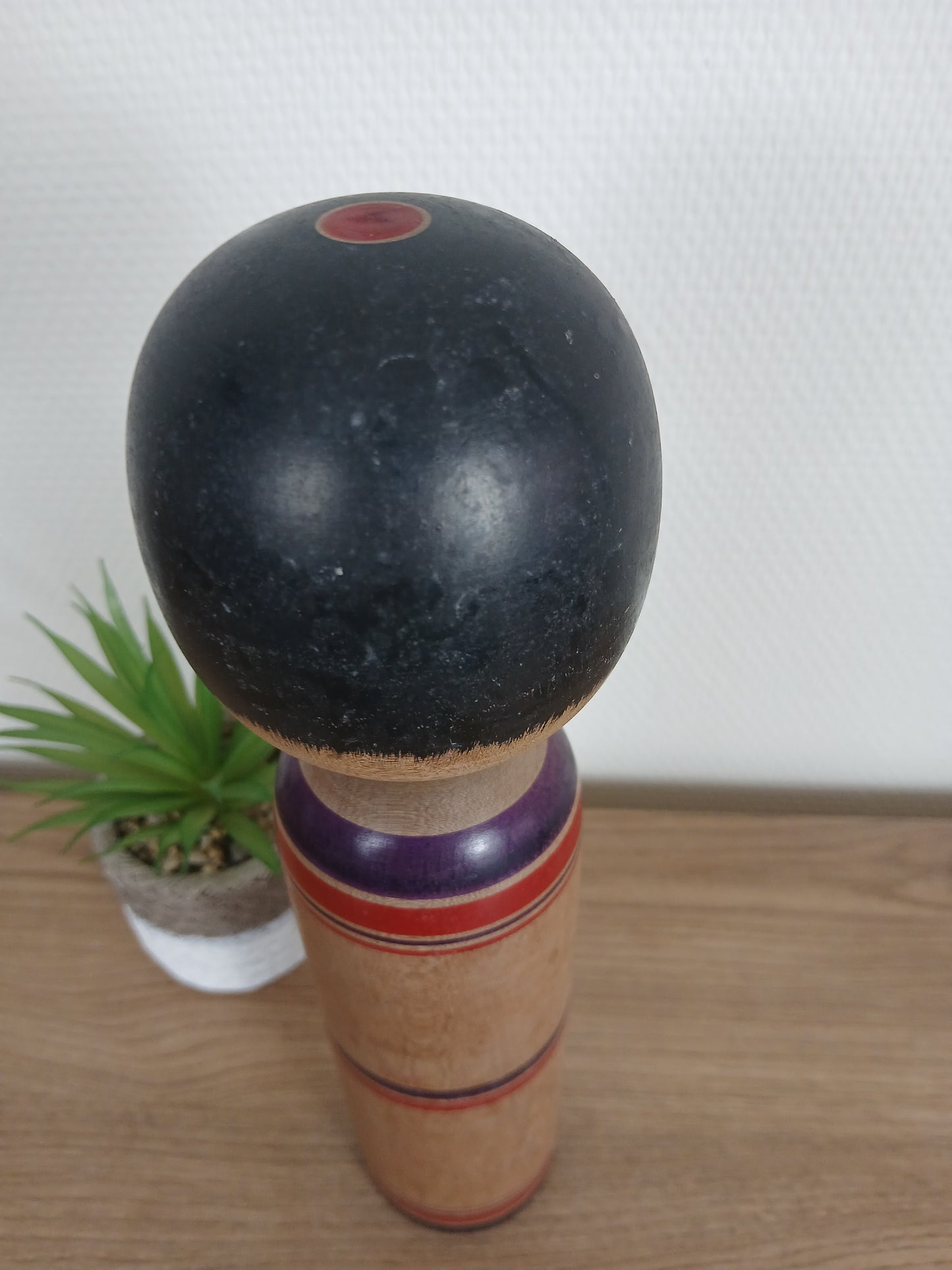 Rare Vintage traditional Tsugaru kokeshi by Mori Senzo (1922-2003)