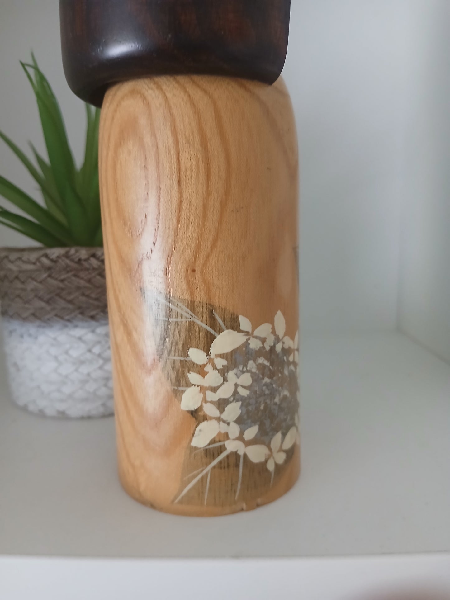 Vintage Gumma kokeshi by Usaburo