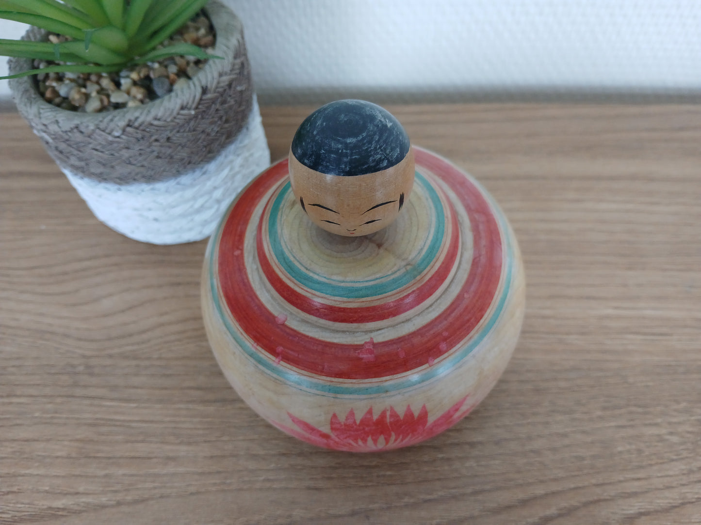 Vintage Ejiko kokeshi by Takahashi Morio (1917-2000)
