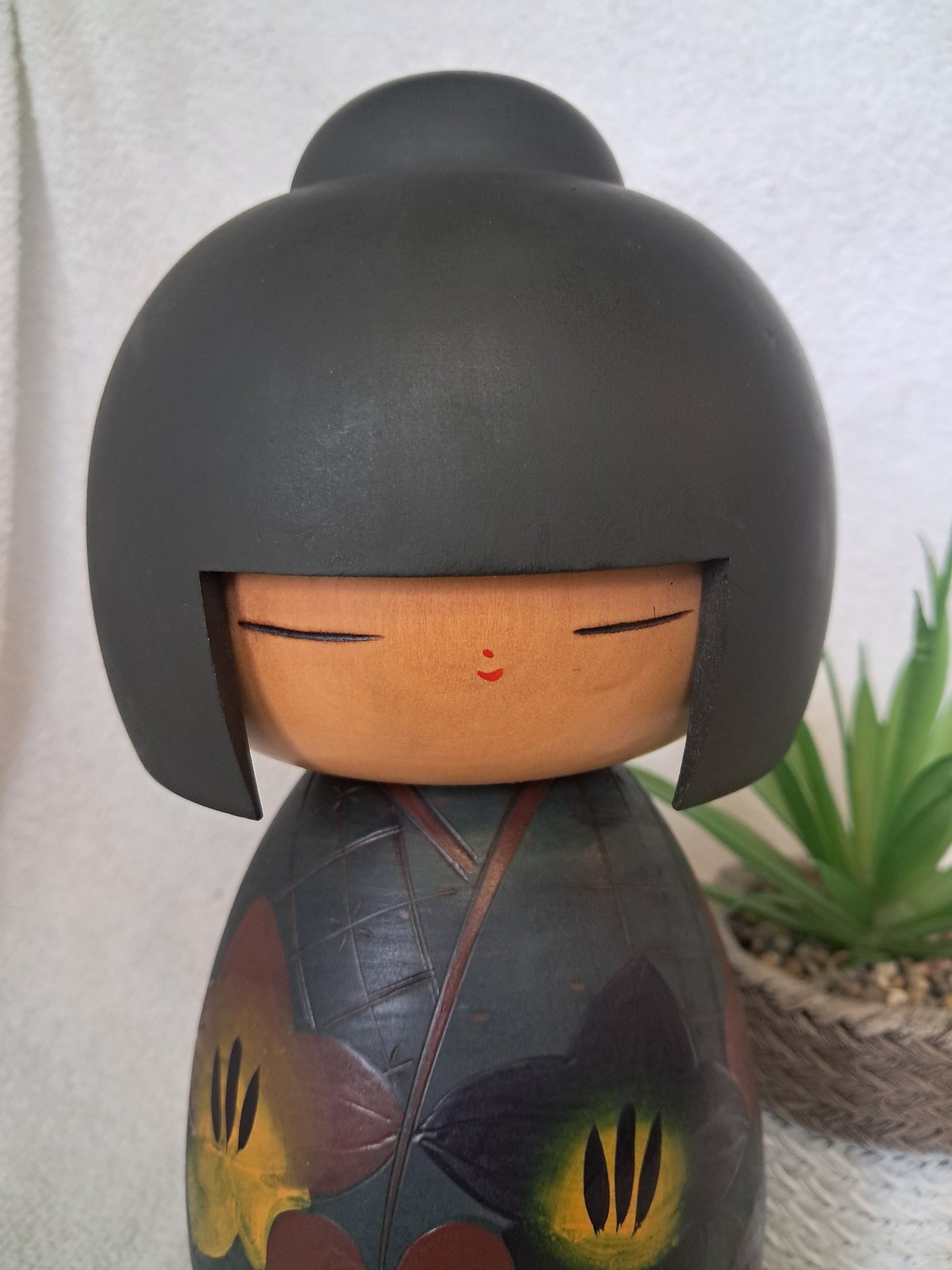 Vintage Gumma Kokeshi by Yuji Kawase (1938-)