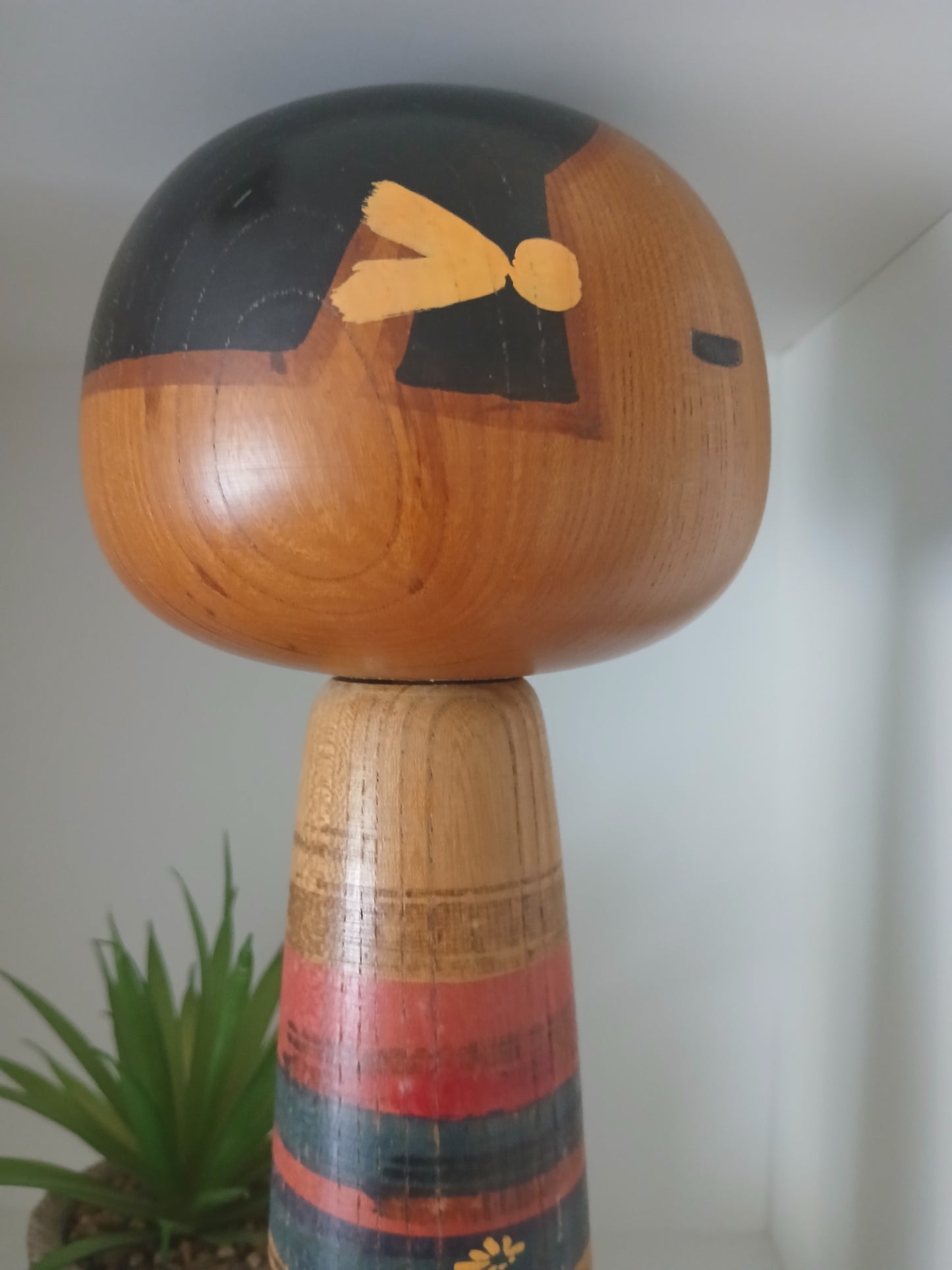 Big vintage creative kokeshi made by Sanpei Yamanaka (1926-2012)