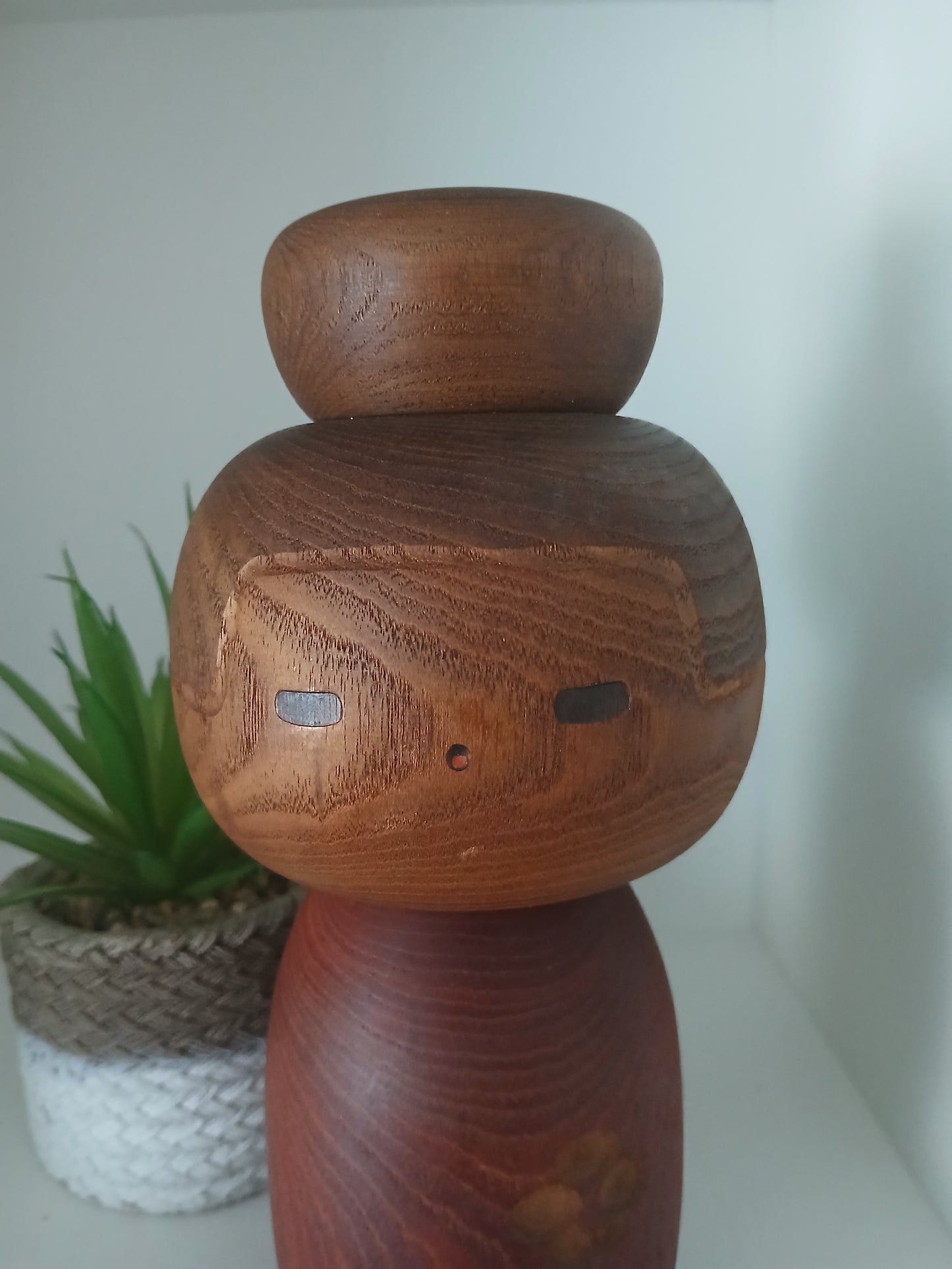 Rare vintage Sosaku kokeshi mad by Sanpei Yamanaka (1926-2012)