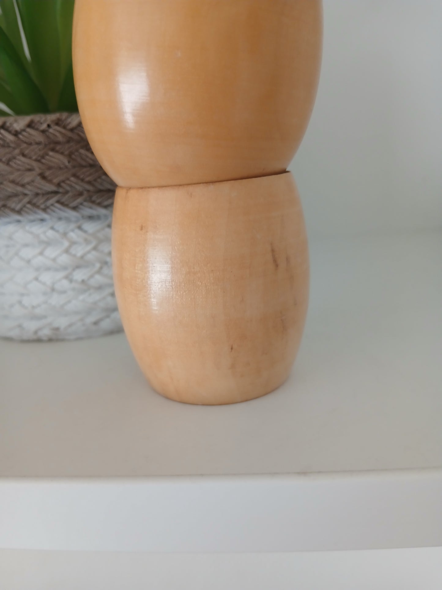 Vintage creative kokeshi by Yajima Suihou (1915-)- Mother and child