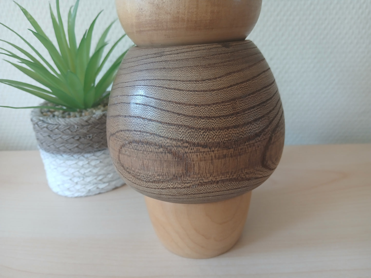 Vintage creative kokeshi by Masao Watanabe (1917-2007)