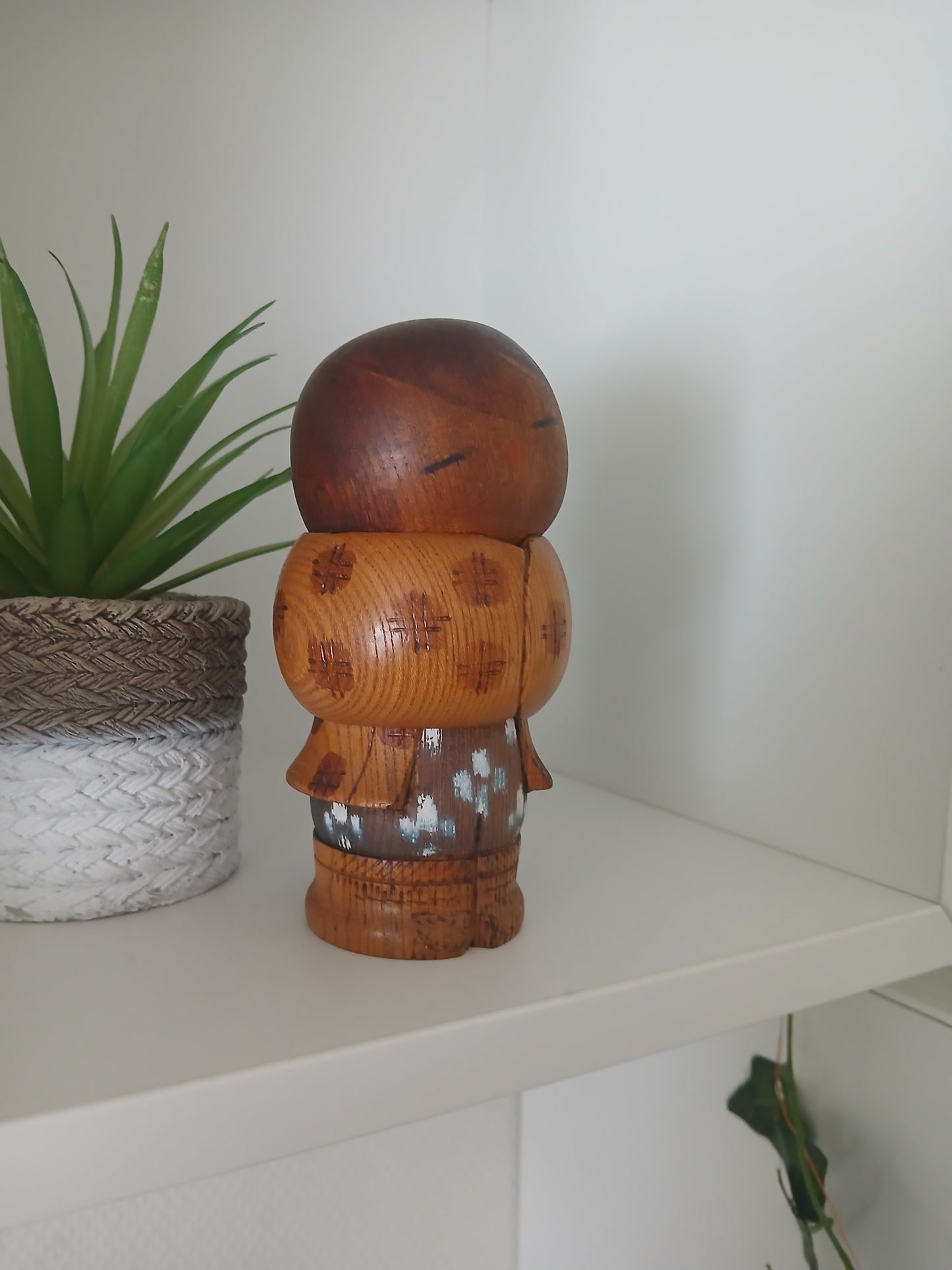 Rare Vintage Sosaku Kokeshi by Aoki Ryoka (1931-)