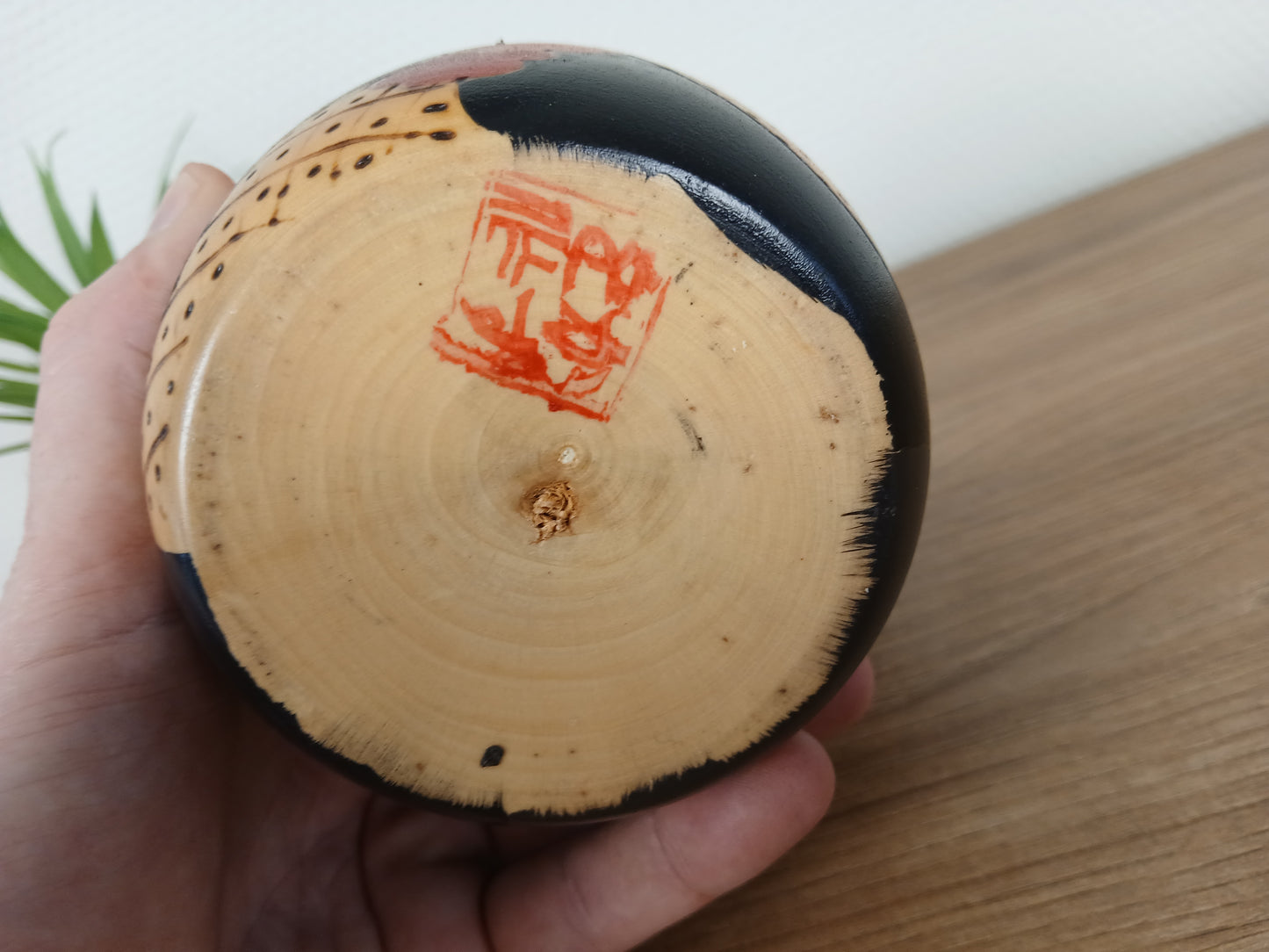 Vintage Gumma kokeshi By Kazuo Takamizawa (1927-)