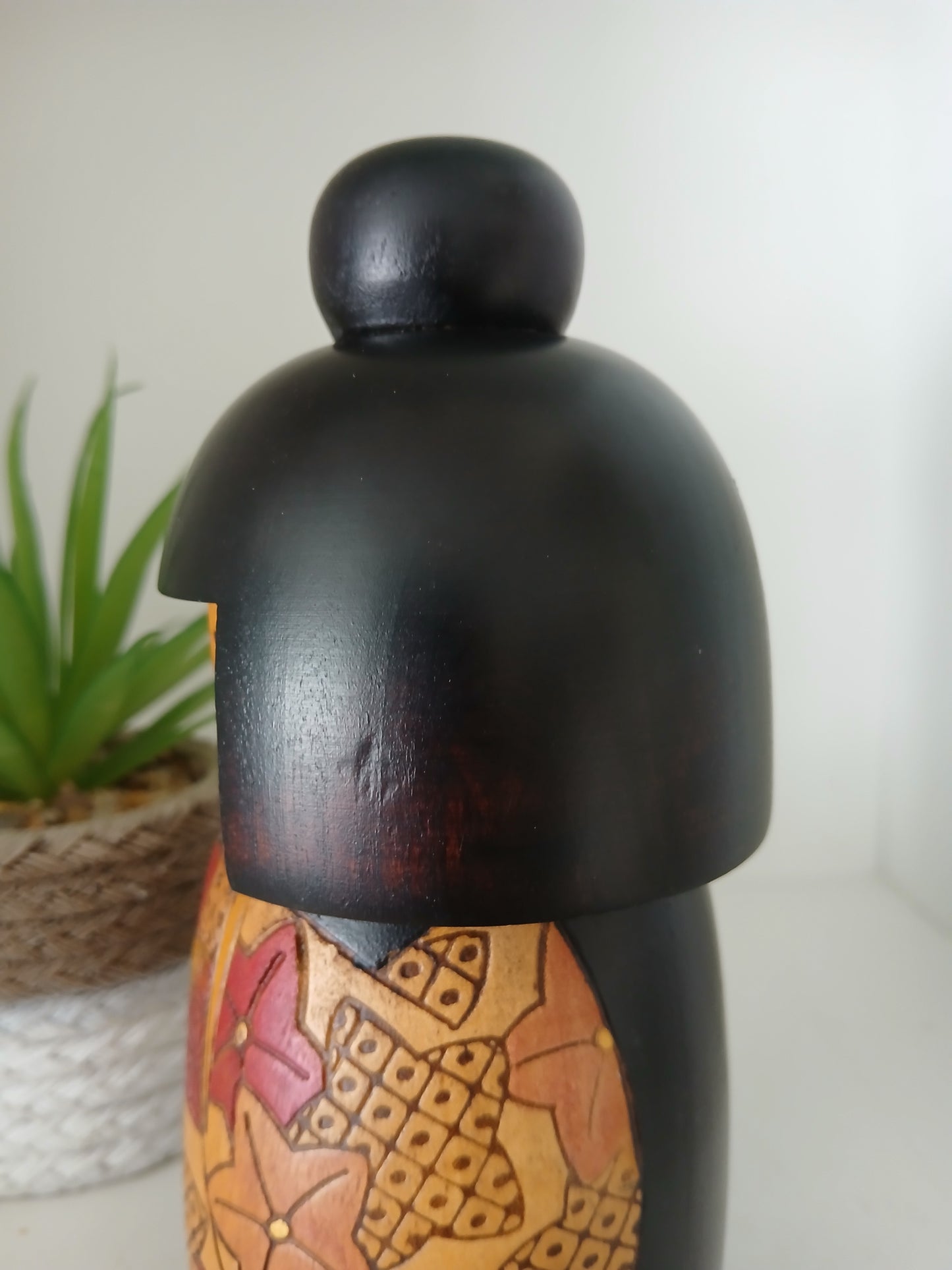 Rare Vintage Gumma Kokeshi By Kazuo Takamizawa (1927-)