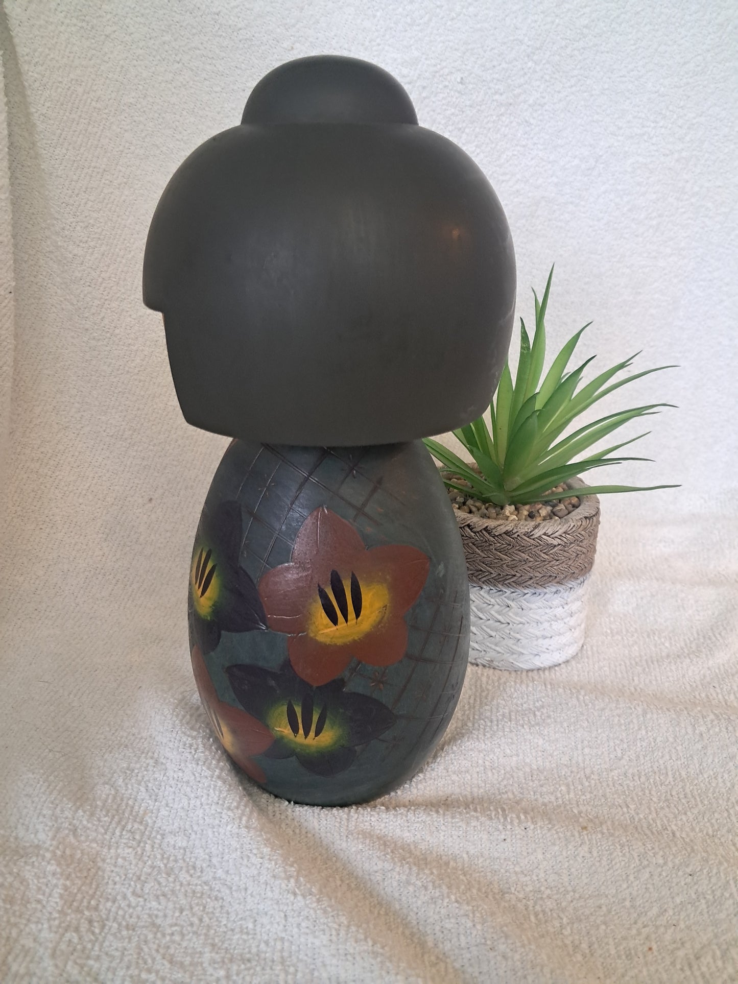 Vintage Gumma Kokeshi by Yuji Kawase (1938-)