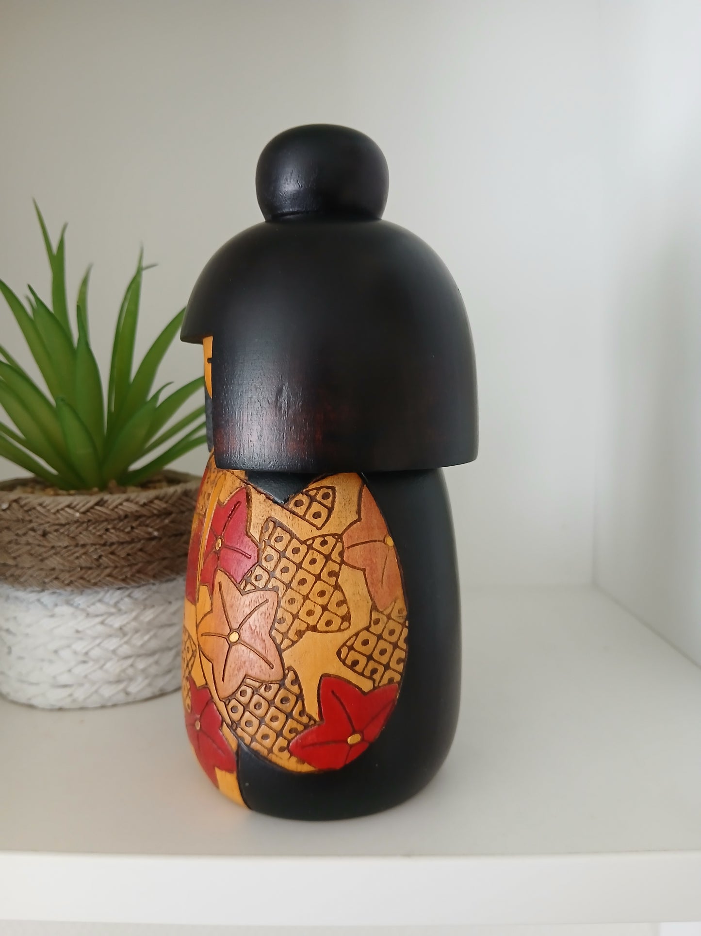 Rare Vintage Gumma Kokeshi By Kazuo Takamizawa (1927-)
