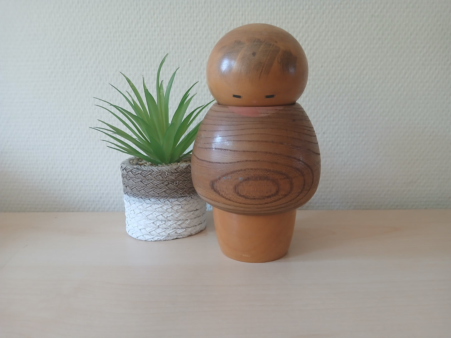 Vintage creative kokeshi by Masao Watanabe (1917-2007)