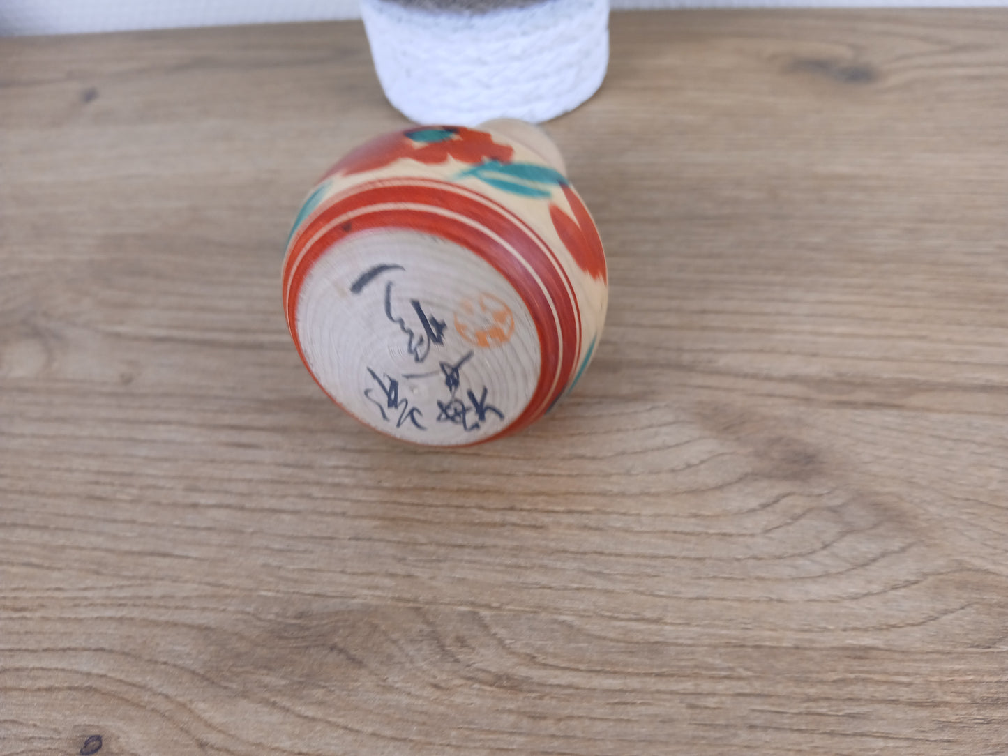 Vintage Ejiko kokeshi by Umeki Shuichi - With container