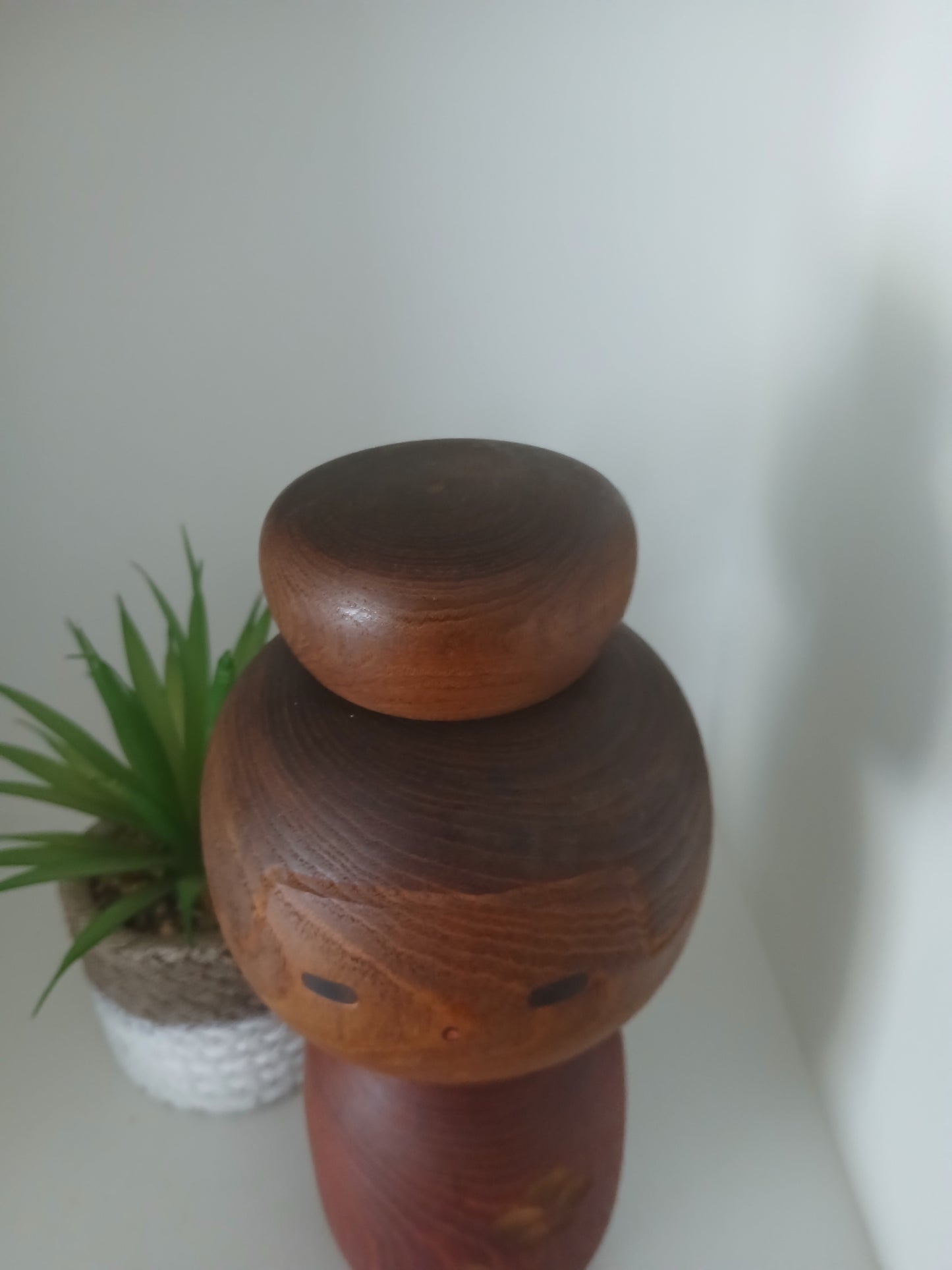 Rare vintage Sosaku kokeshi mad by Sanpei Yamanaka (1926-2012)