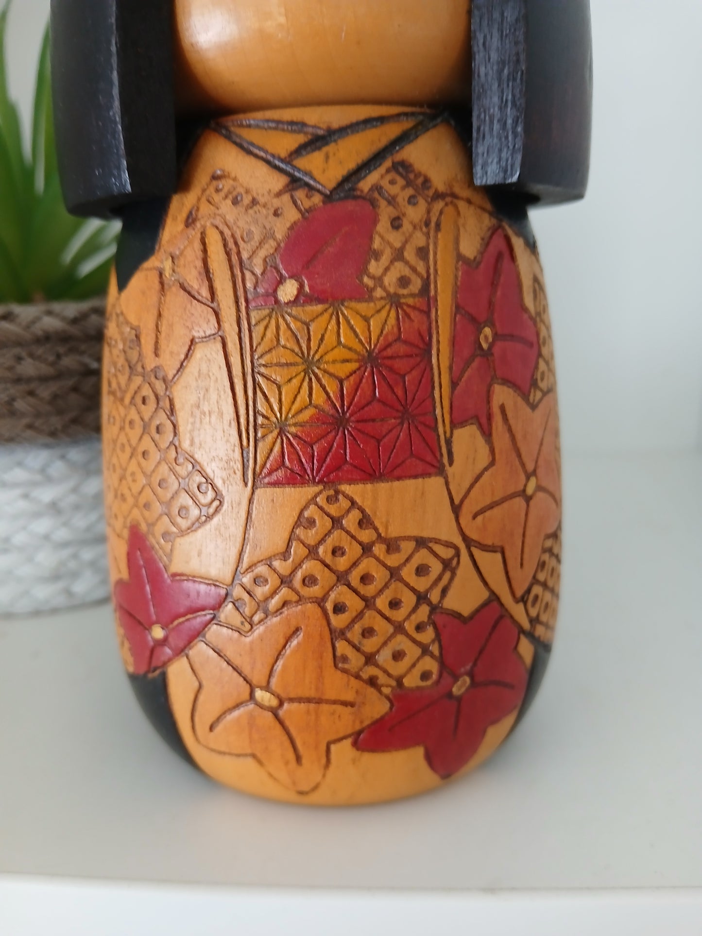 Rare Vintage Gumma Kokeshi By Kazuo Takamizawa (1927-)
