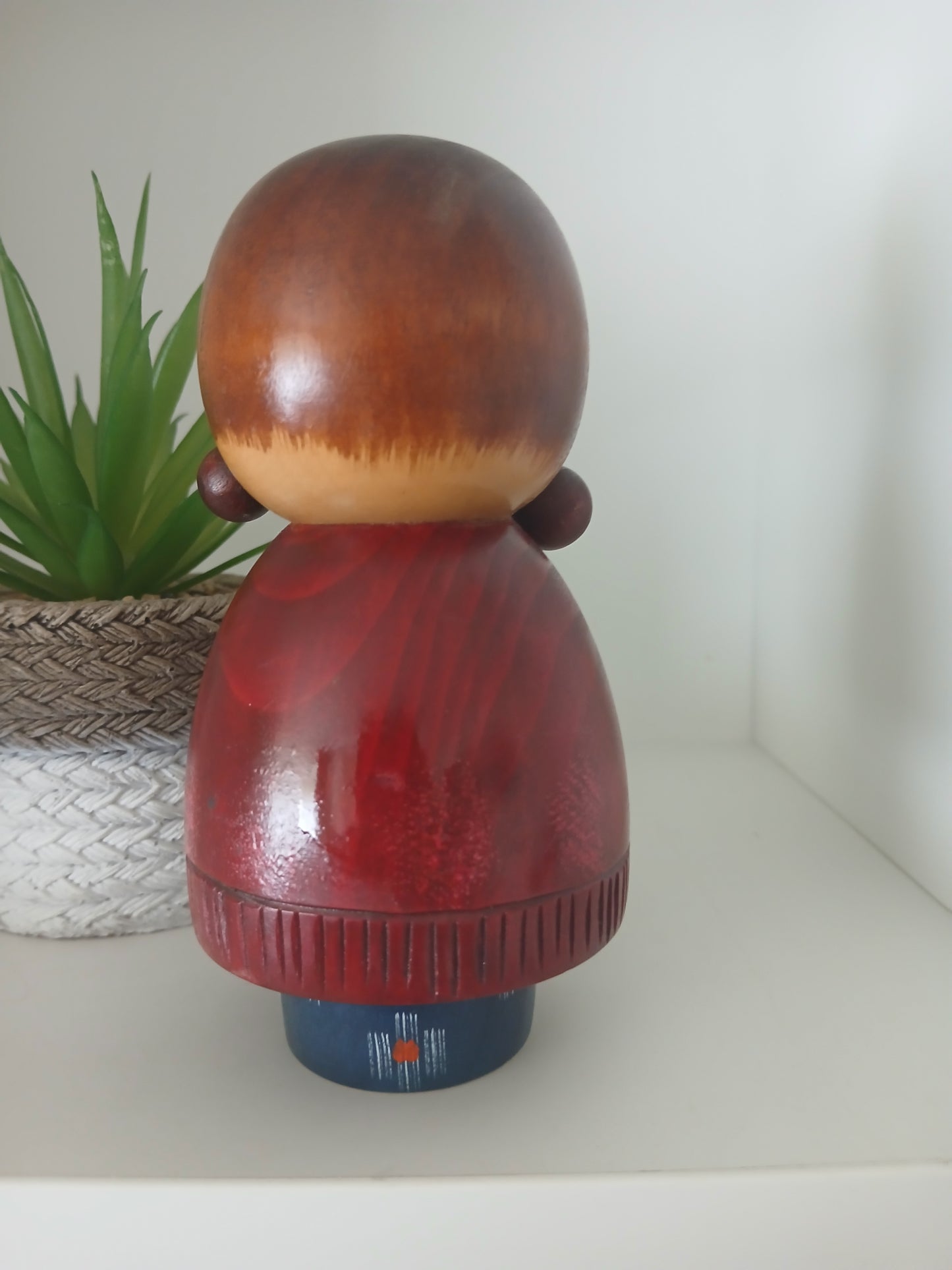 Rare Vintage Sosaku Kokeshi by Aoki Ryoka (1931-)