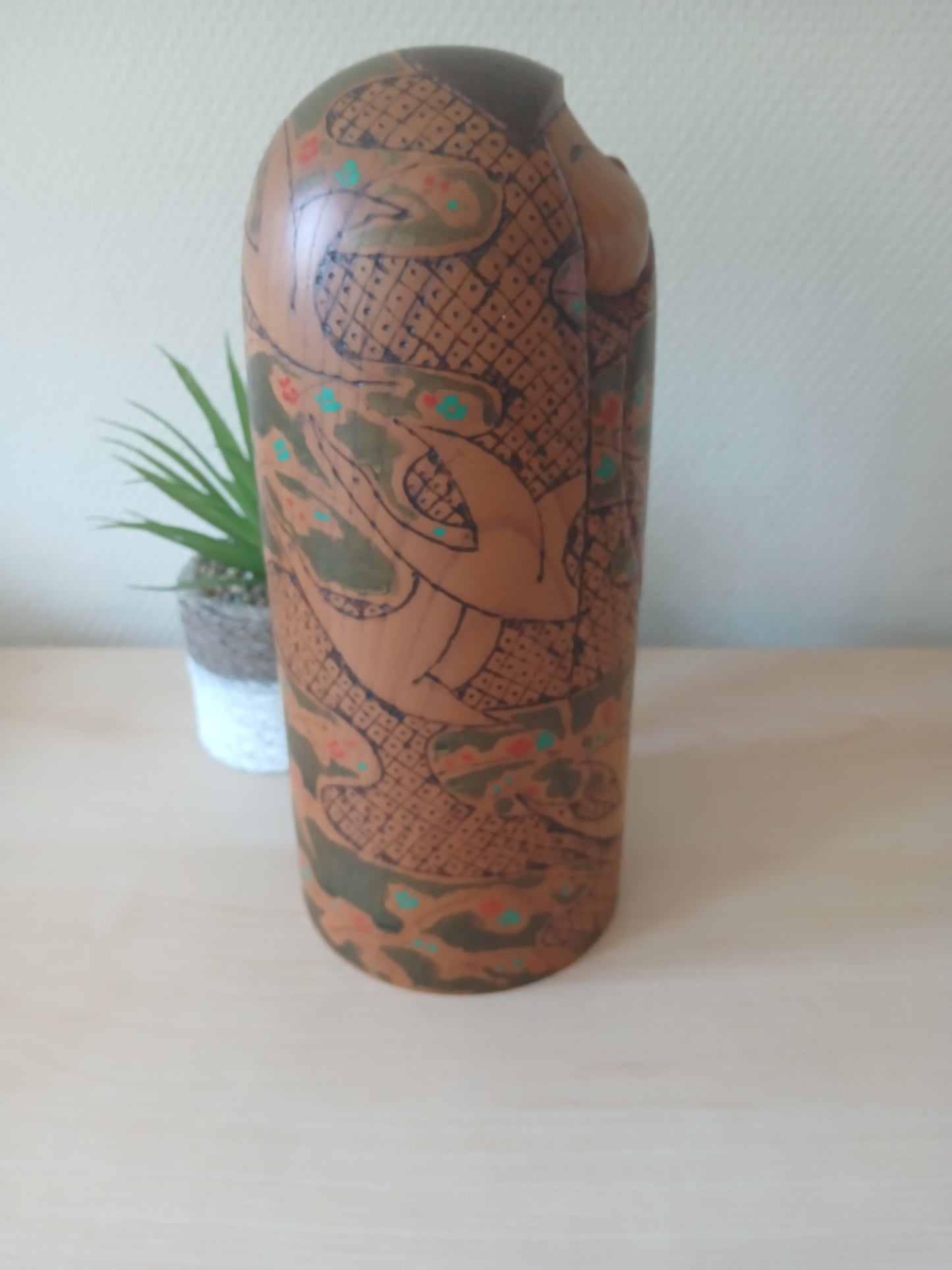 Exclusive Vintage creative Kokeshi by Kato Tatsuo (1940-)