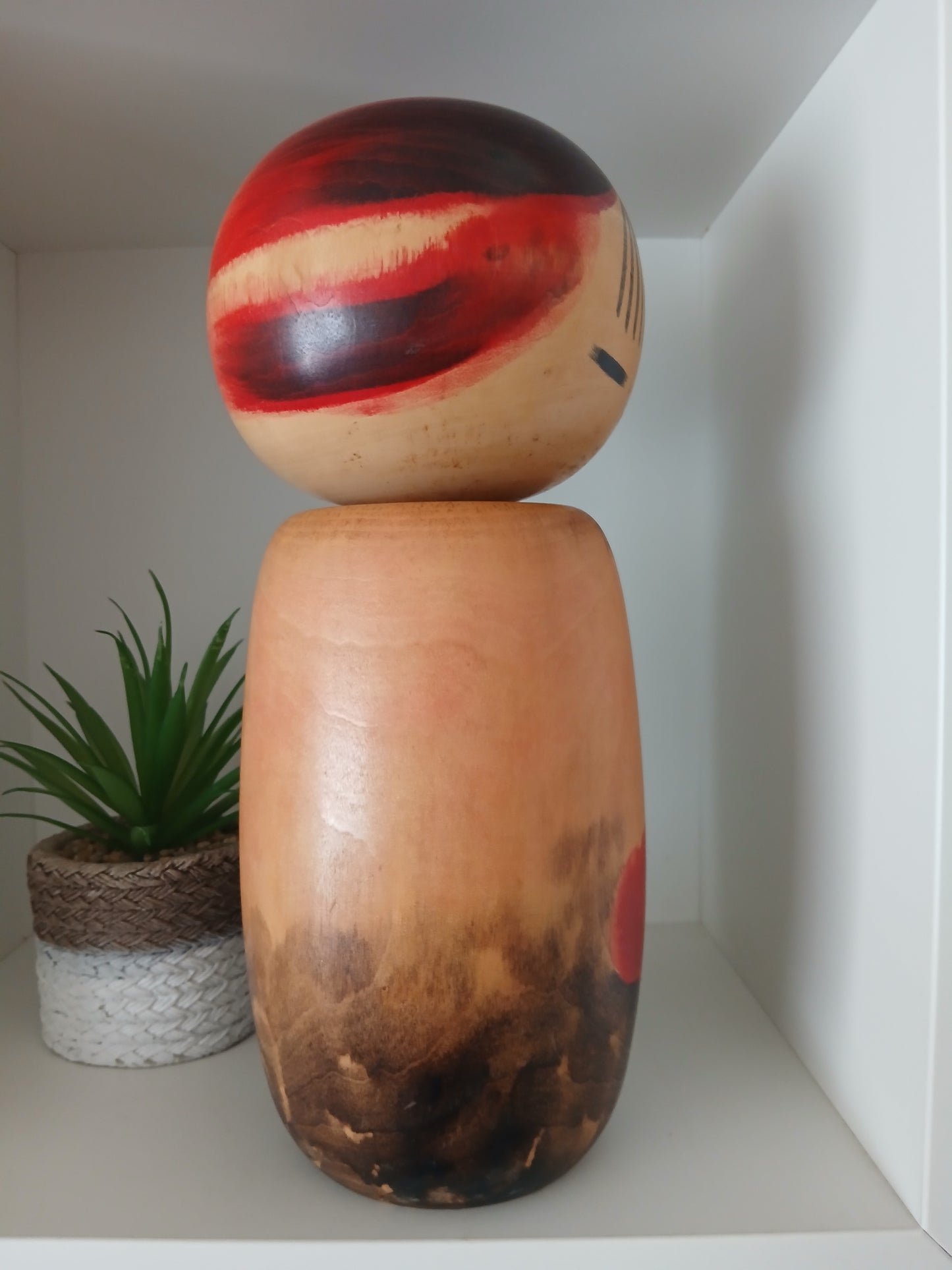 Rare vintage sosaku Kokeshi made by Masao Watanabe (1917-2007)
