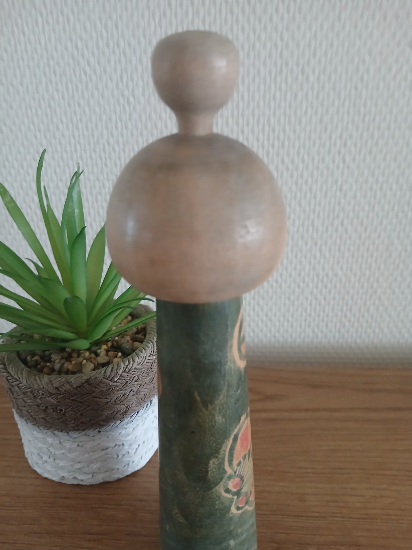 Vintage creative kokeshi by Issetsu Kuribayashi (1924-2011)