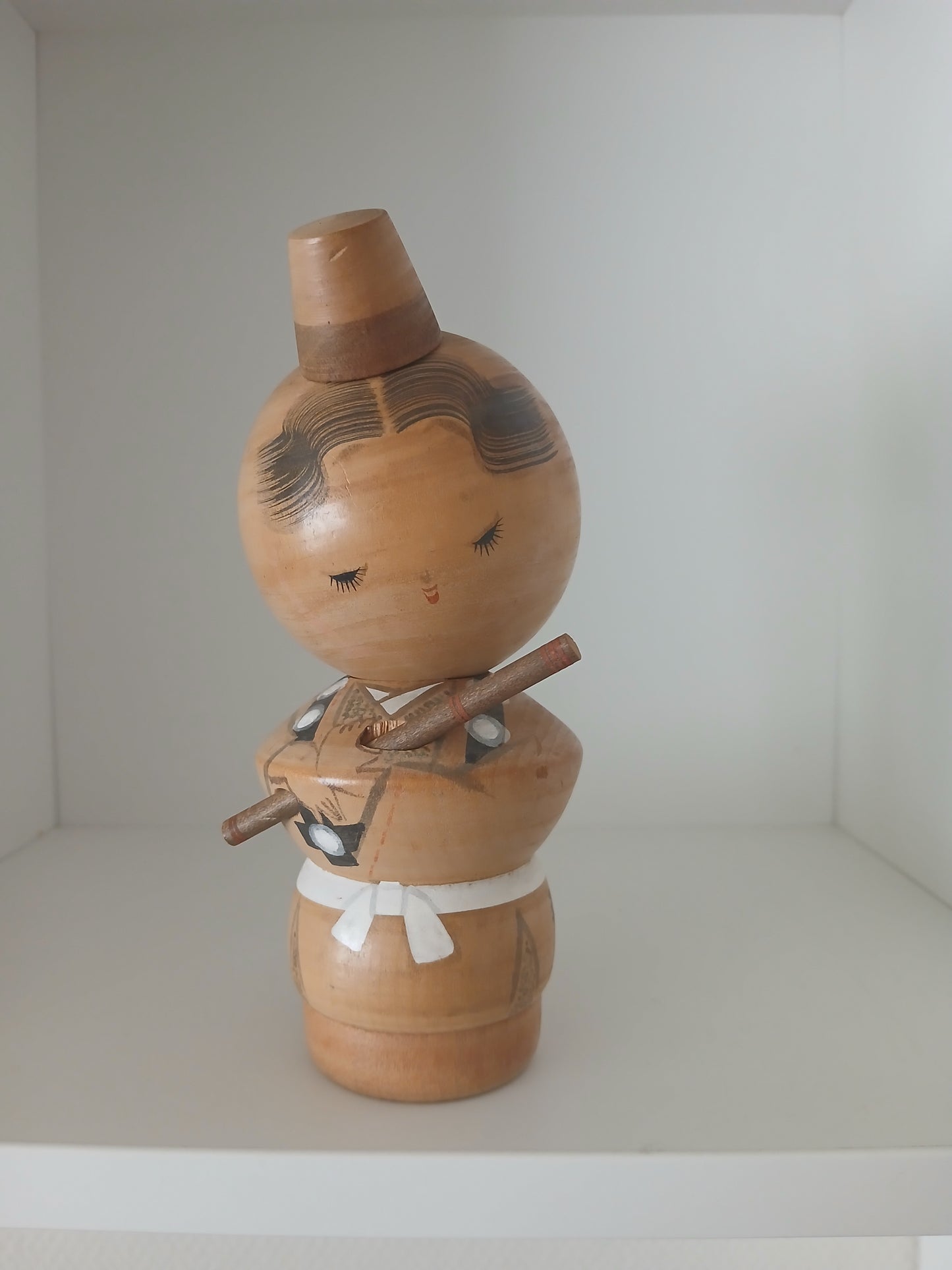 Rare Vintage creative kokeshi by Sansaku Sekiguchi (1925-2018)
