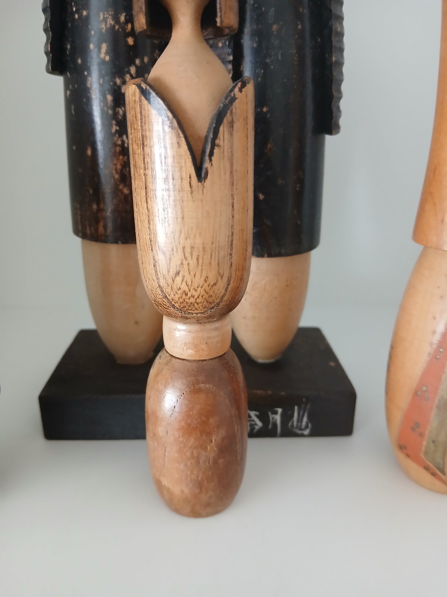 Set of 4 kokeshi by Shozan shido (1932-1995)