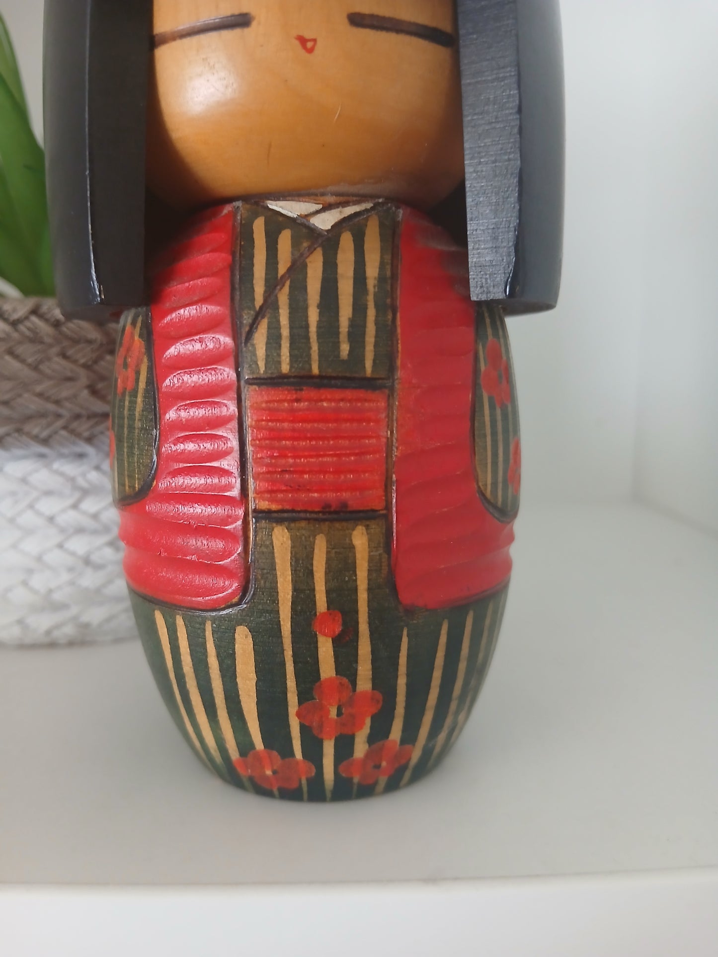 Vintage Gumma kokeshi by Kisaku