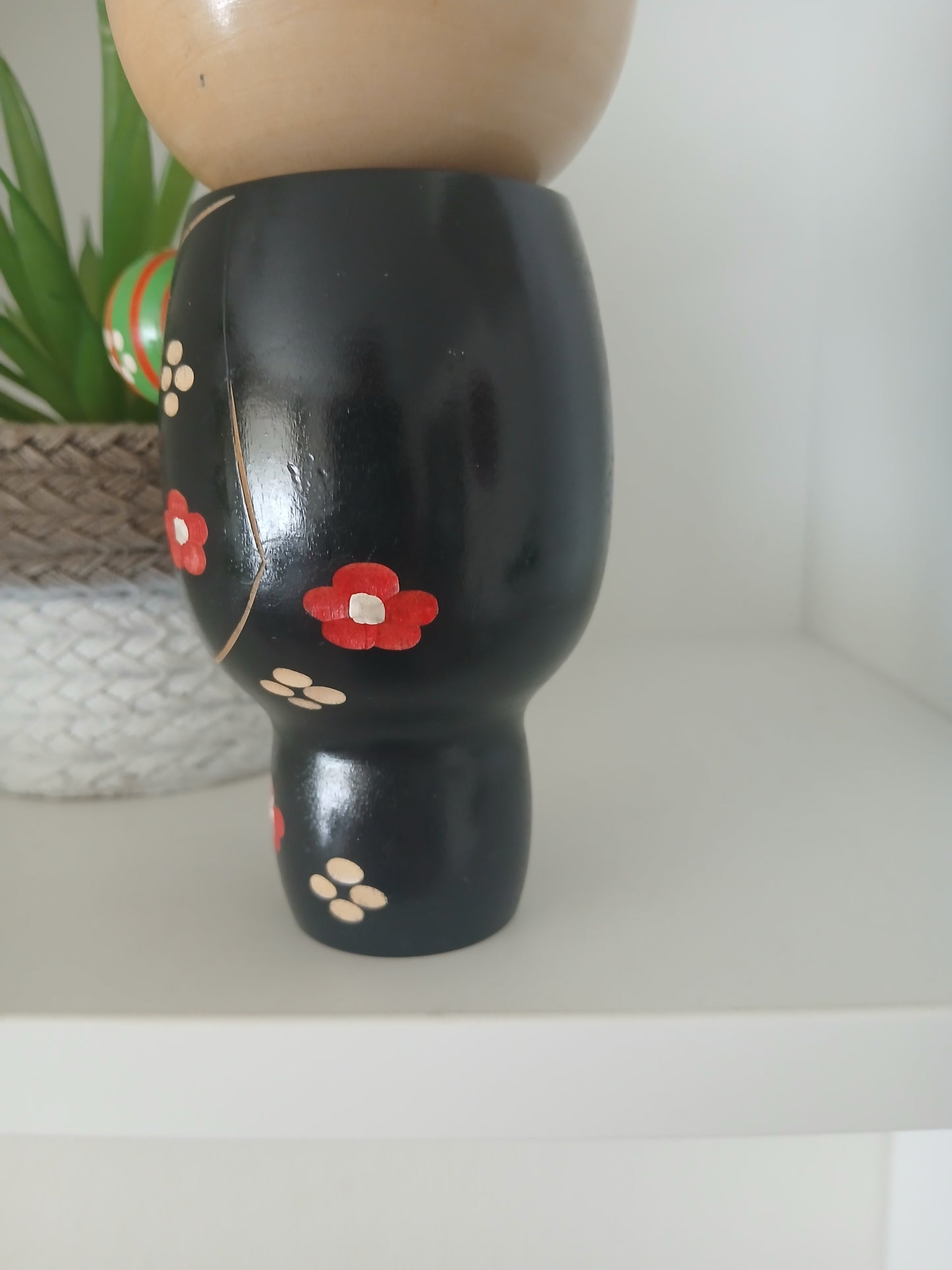 Vintage creative kokeshi with ball