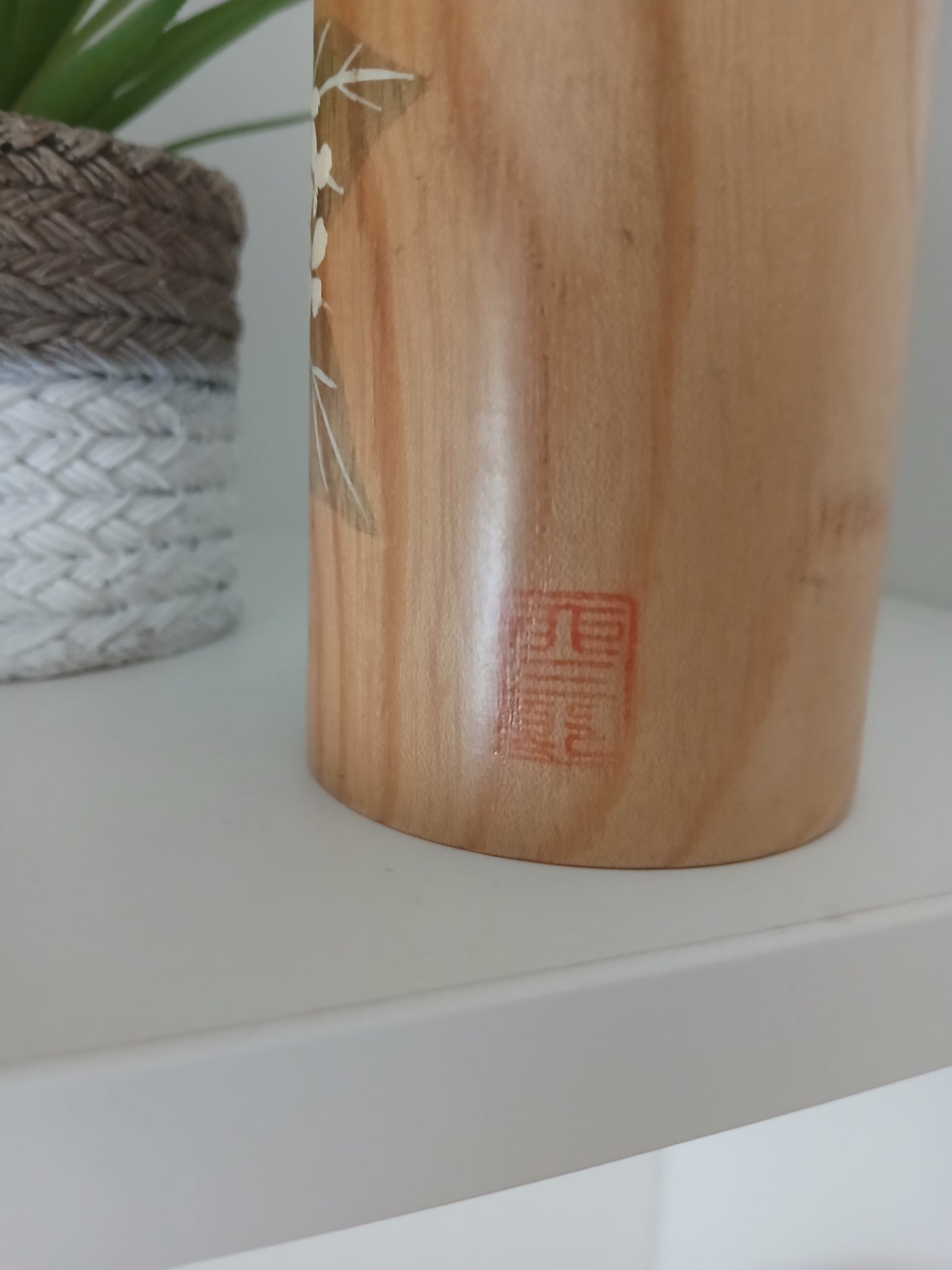 Vintage Gumma kokeshi by Usaburo