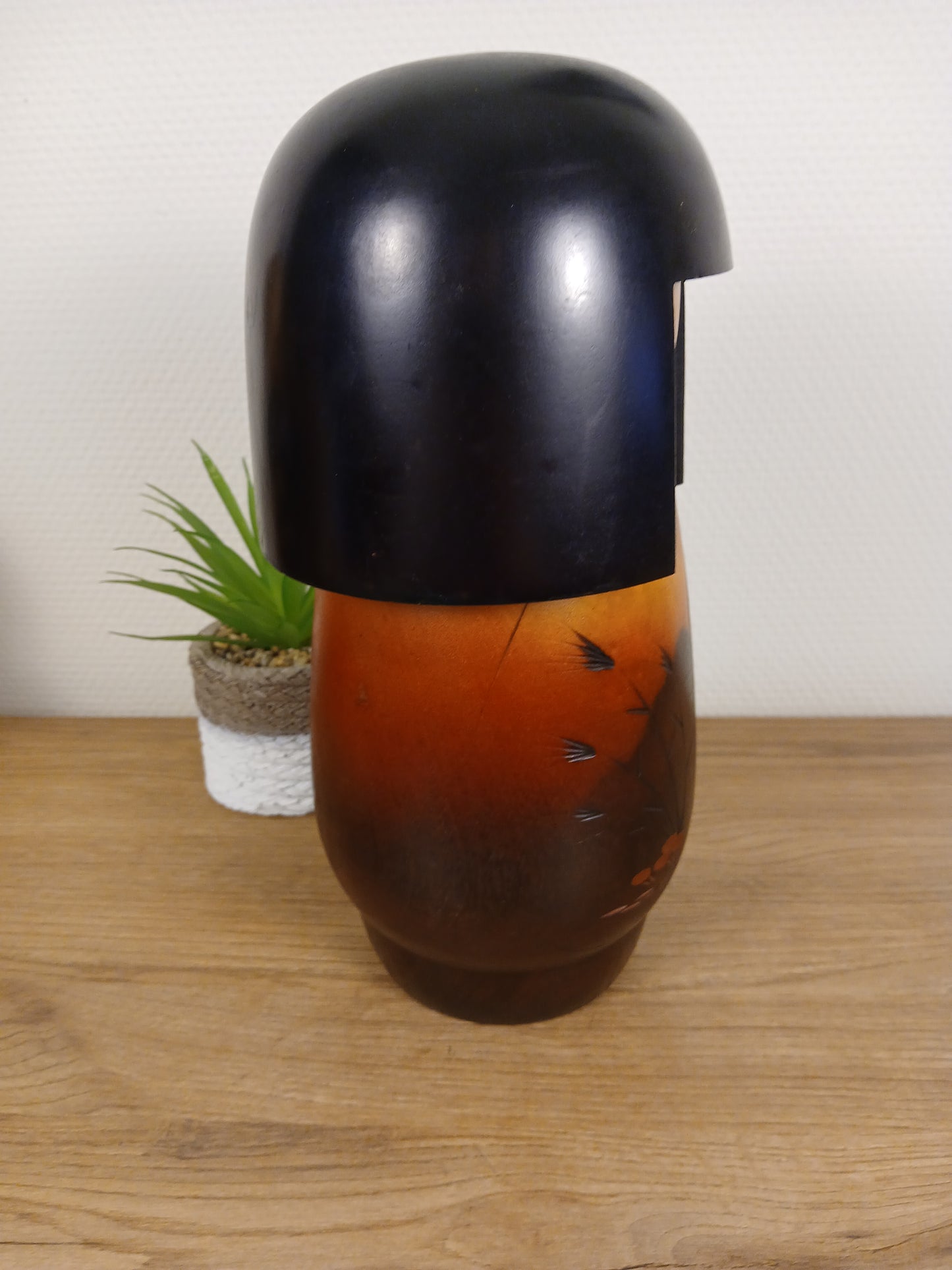 Vintage big chunky Gumma Kokeshi by Masae Fujikawa (1942-2015)
