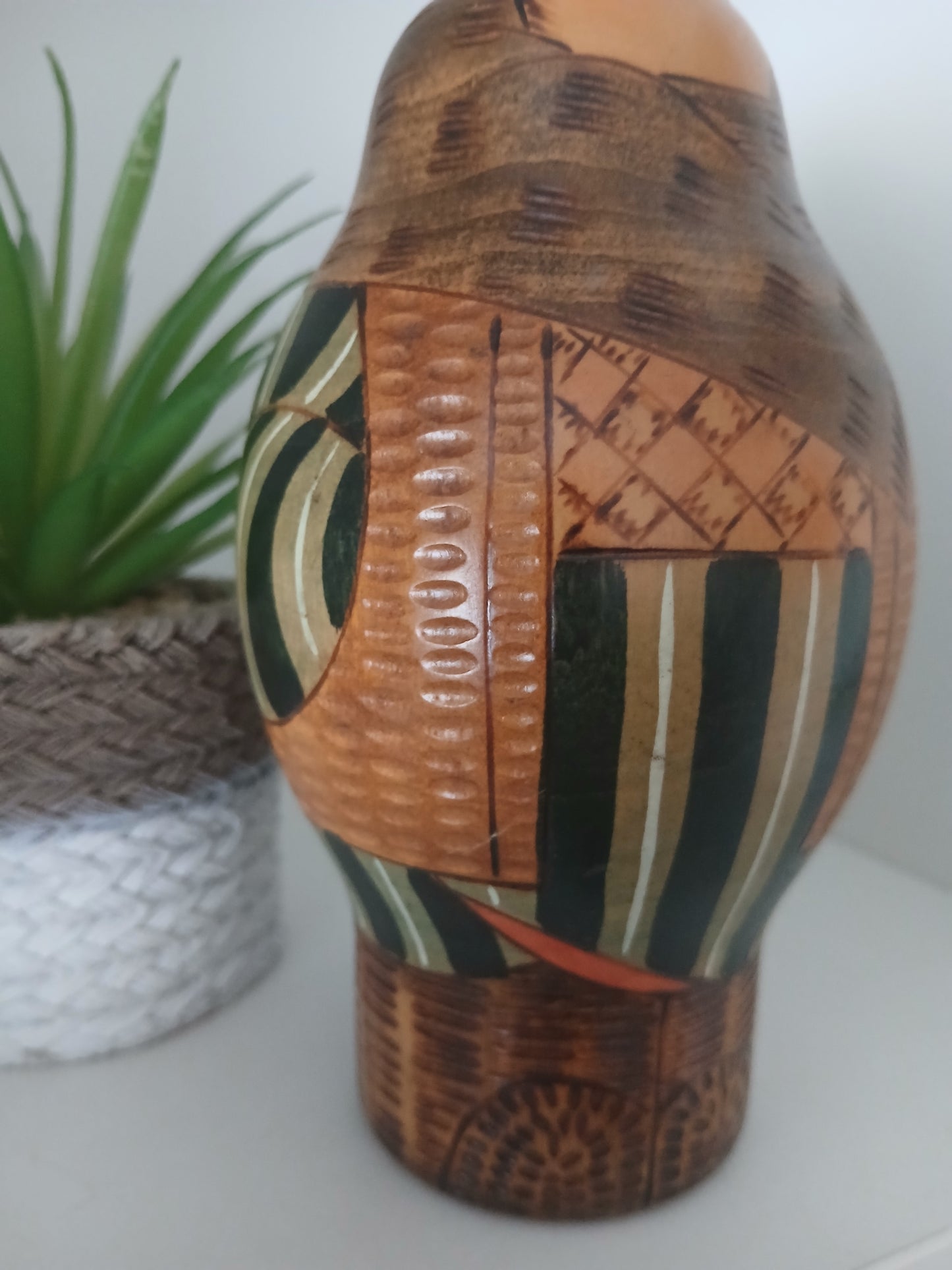 Vintage creative kokeshi by Usaburo